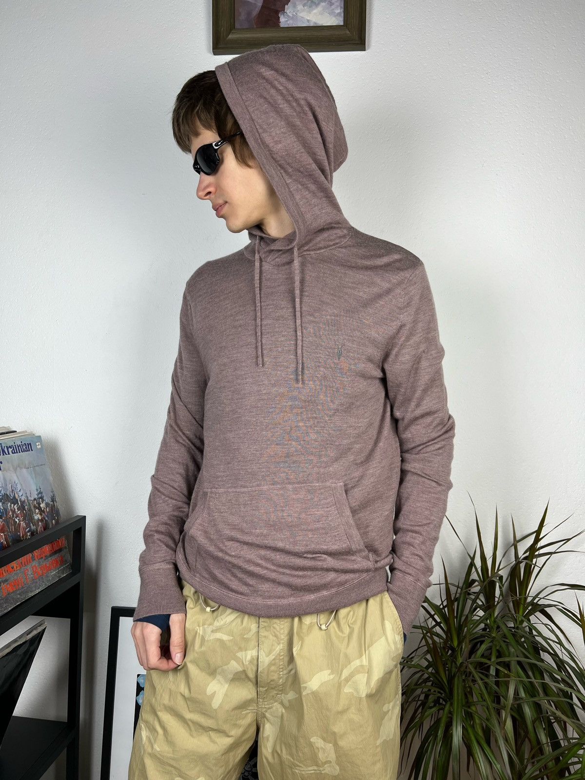 Allsaints All saints Merino wool Hoodie Size US L / EU 52-54 / 3 - 17 Thumbnail
