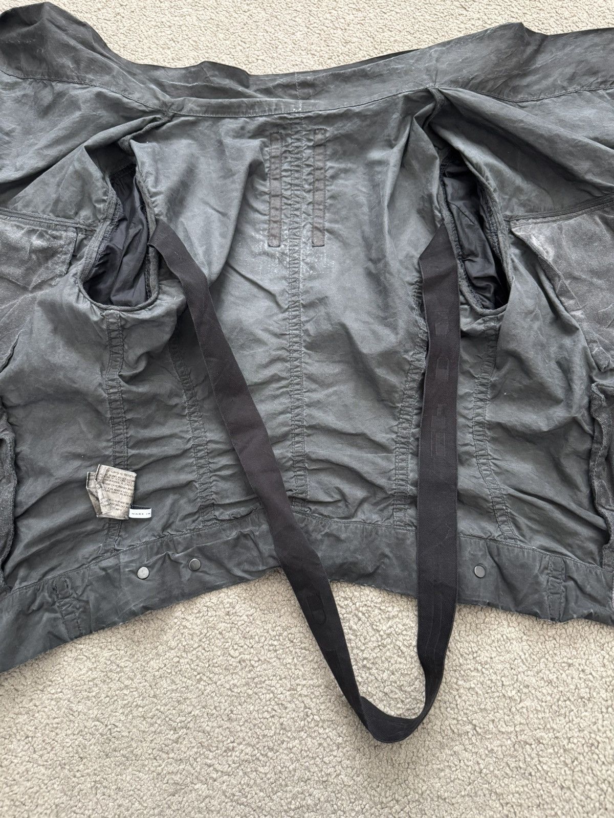 Rick Owens Drkshdw SS09 Rick Owens DRKSHDW "Strutter" High Neck Cropped Jacket Size US S / EU 44-46 / 1 - 9 Thumbnail