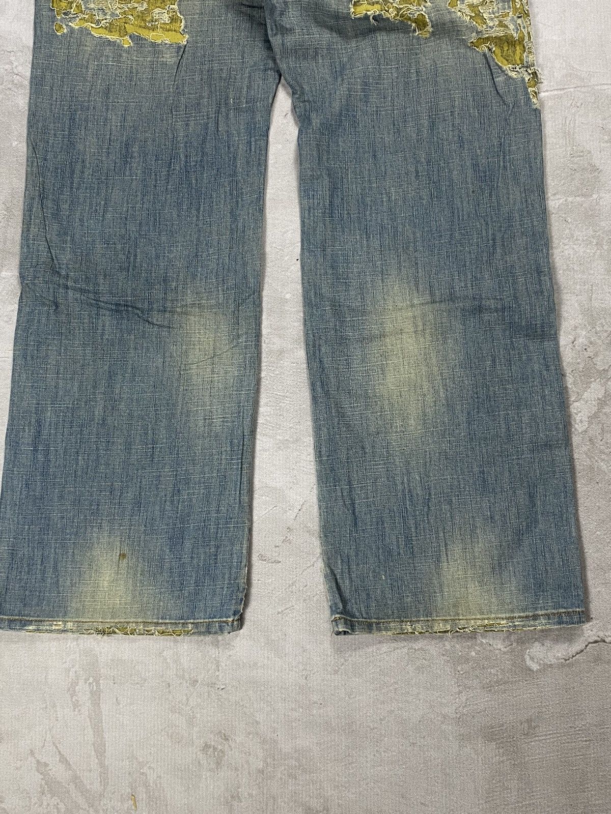 If Six Was Nine × Japanese Brand × Le Grande Bleu (L.G.B.) Take Two Boro Denim Jeans Size US 31 - 6 Thumbnail