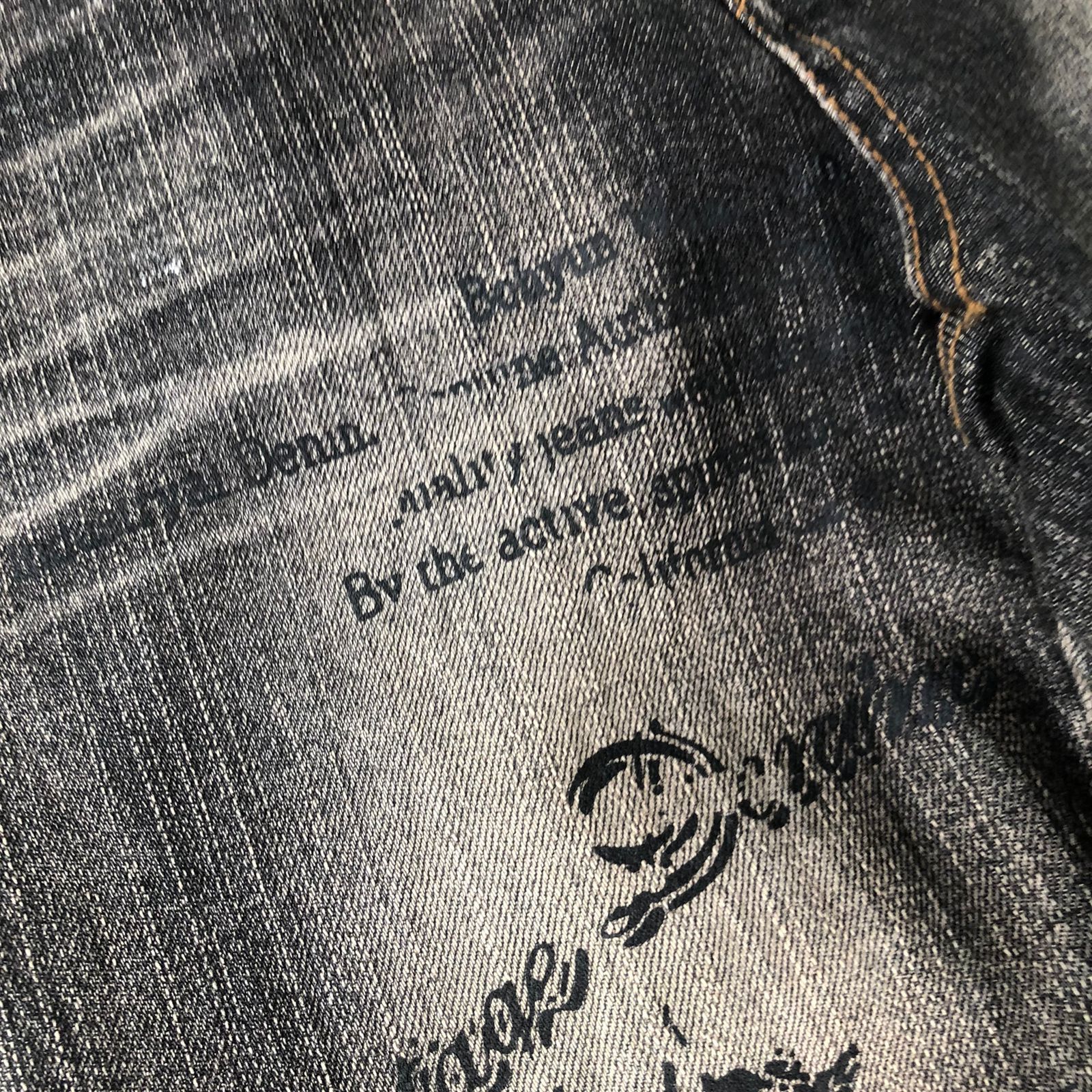 Japanese Brand British Punk Flared Jeans Size US 29 - 4 Thumbnail
