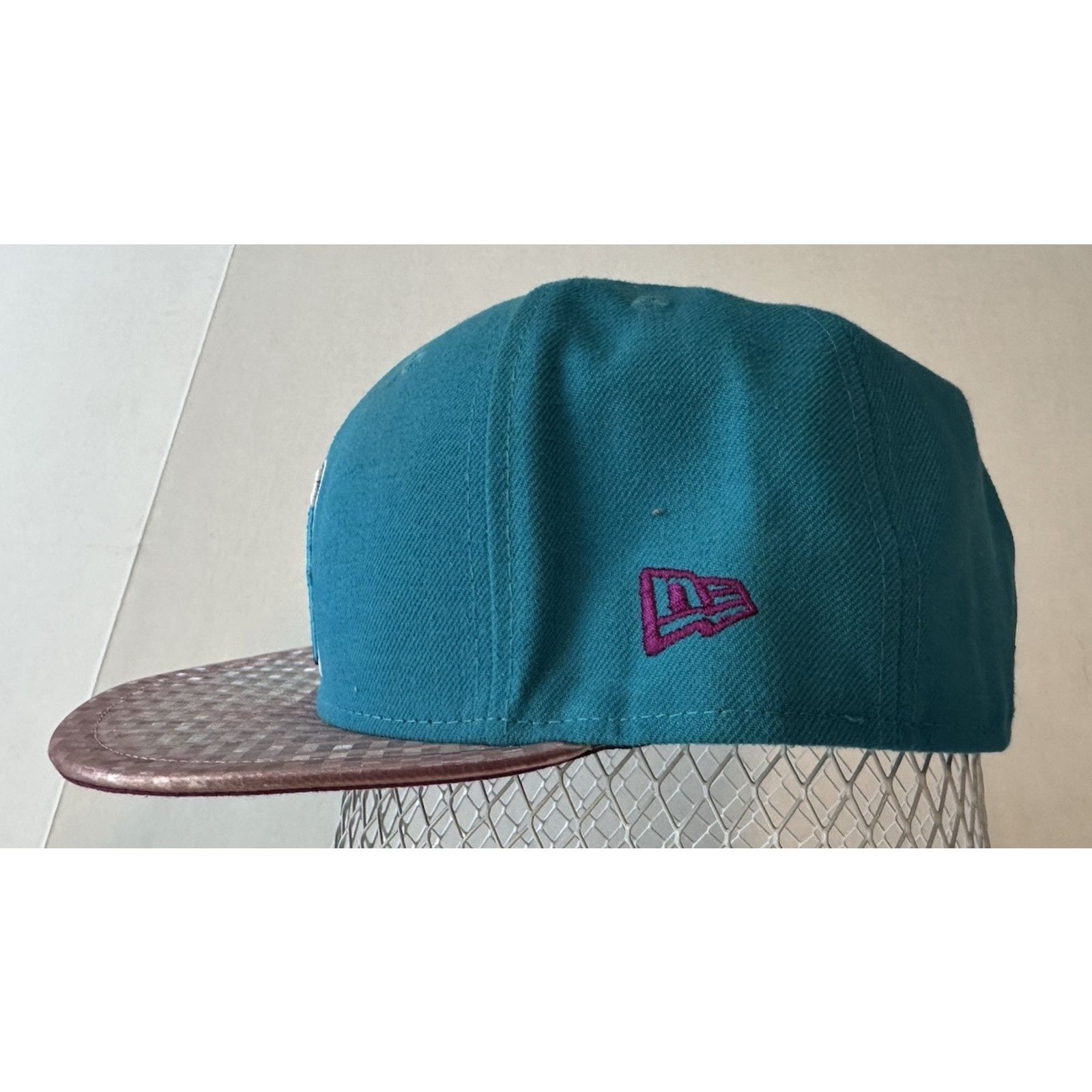 New Era New Era 59fifty 7 3/4 Hat Los Angeles Angels Teal Reflective Size ONE SIZE - 5 Thumbnail