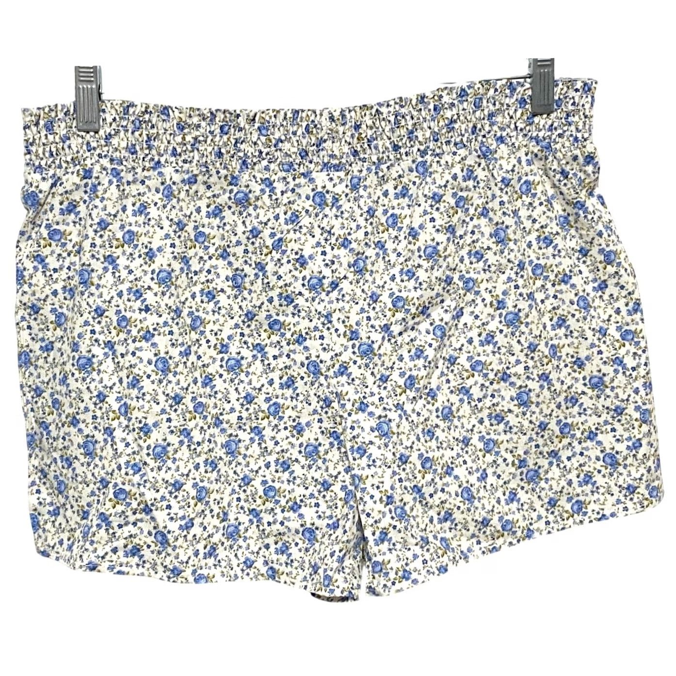 Vintage VINTAGE Threads of Luxx Ditsy Floral Shorts Womens L Pull On Floral NWT Size 36" / US 14 / IT 50 - 3 Thumbnail