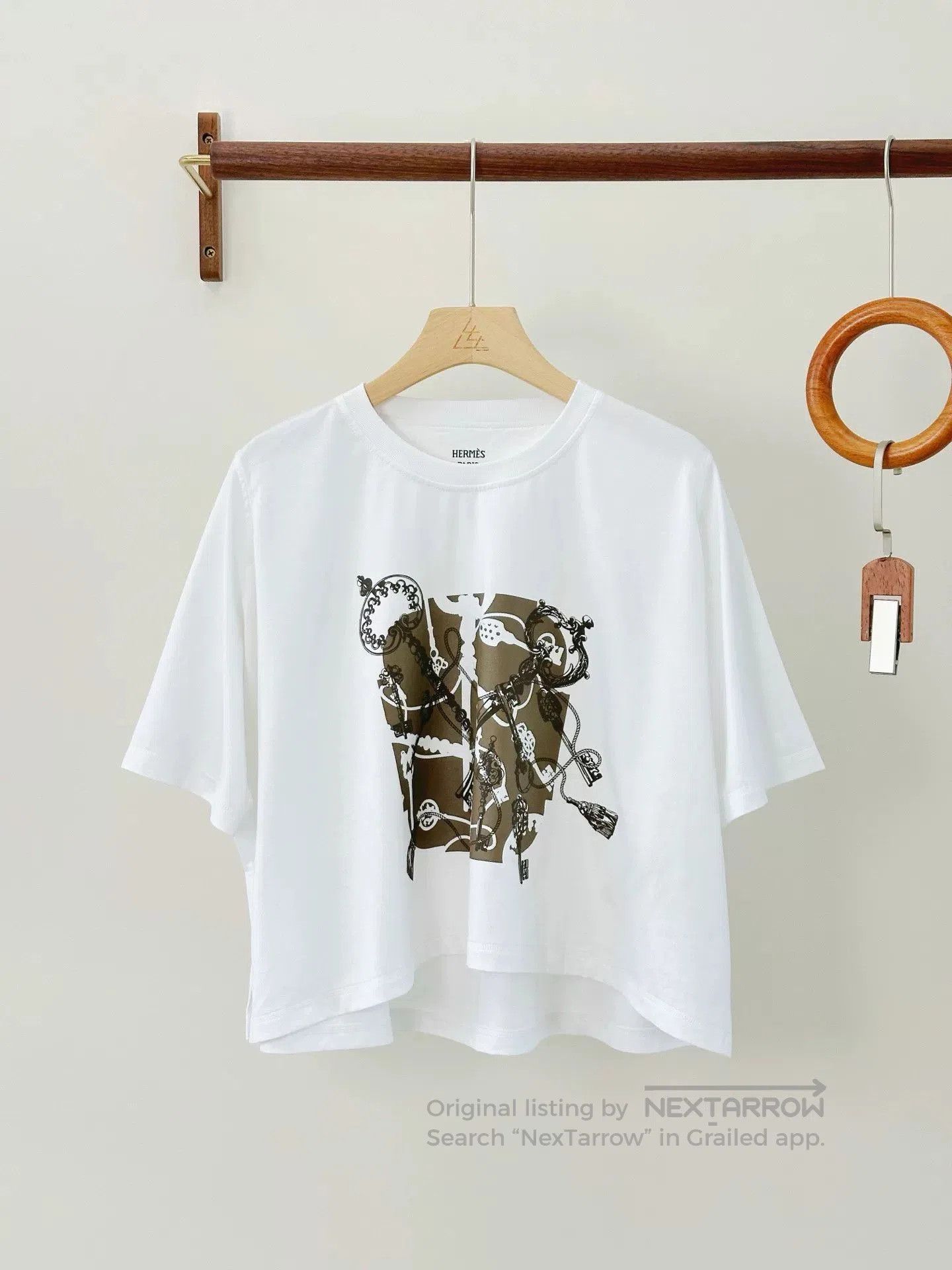Hermes Hermes 25SS Women's Short Sleeve Top. Size US S / EU 44-46 / 1 - 1 Thumbnail