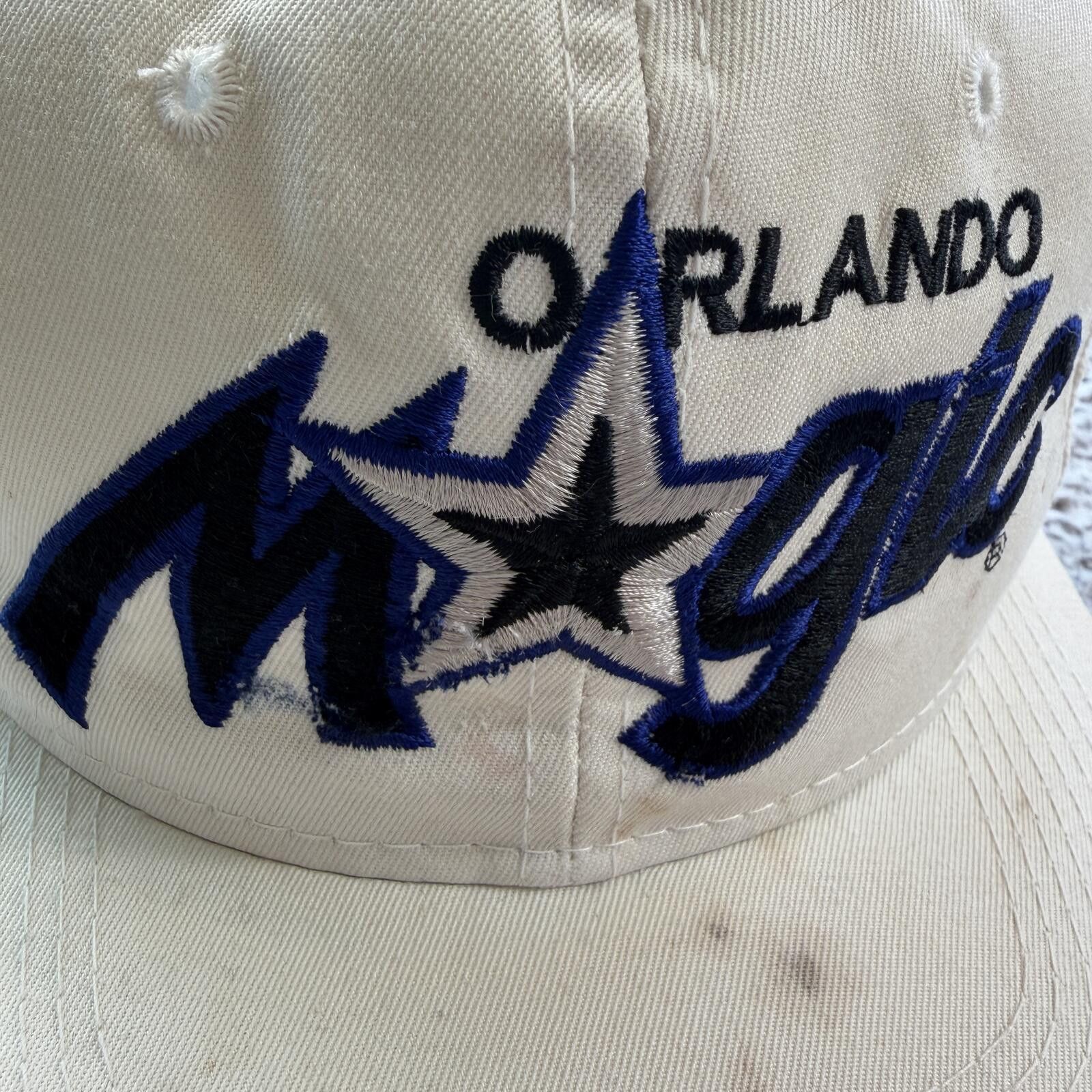 Sports Specialties Vintage 90s Orlando Magic Script Snapback Hat Cap NBA Size ONE SIZE - 4 Thumbnail