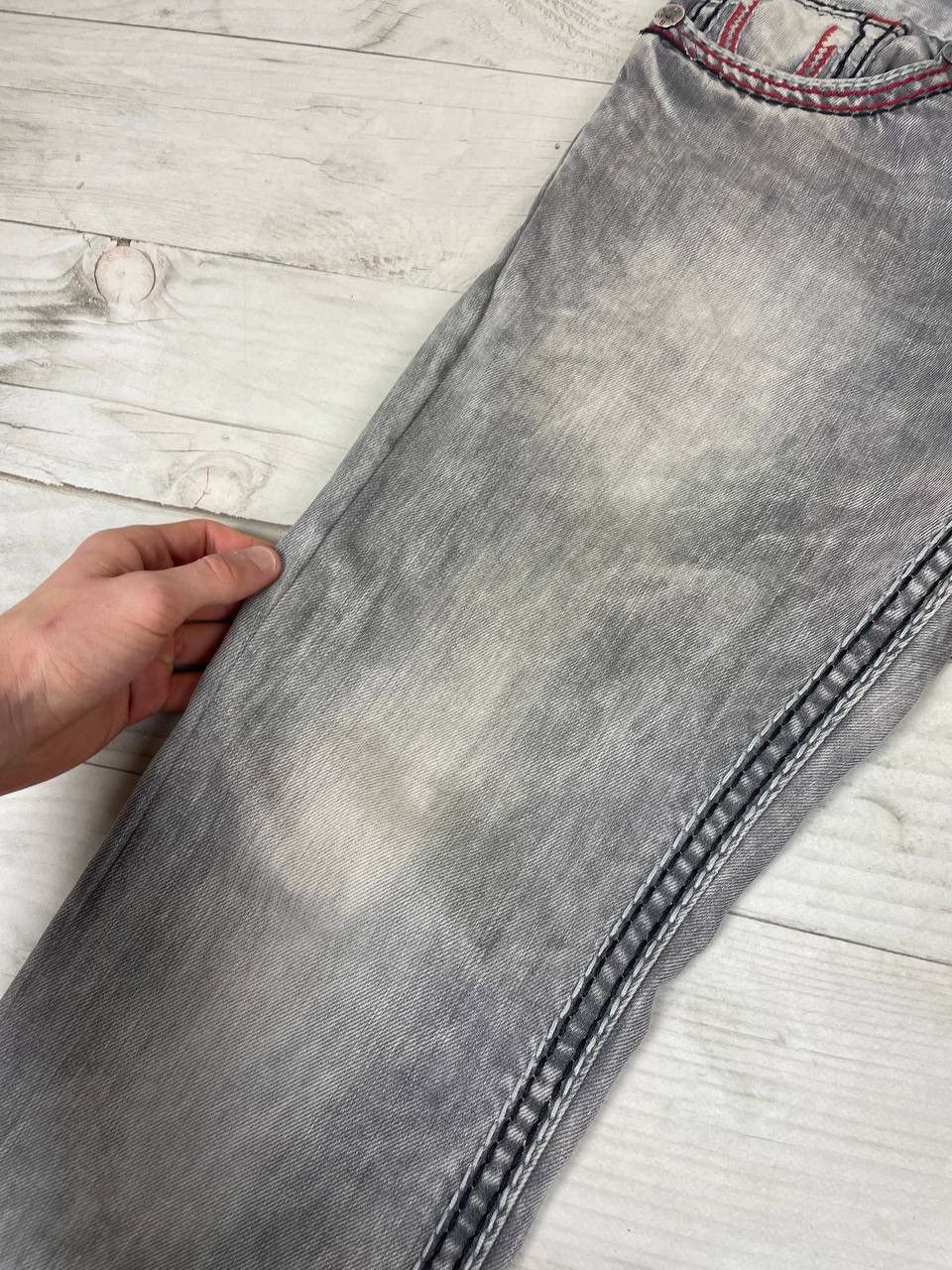 Japanese Brand Vintage True Religion Jackson Denim Jeans Y2K 90s Baggy Size US 34 / EU 50 - 6 Thumbnail