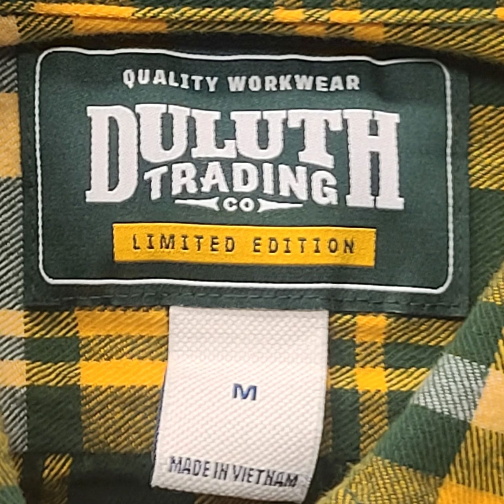 Vintage VINTAGE Duluth Trading Free Swingin Flannel Shirt Womens M Relaxed Fit Green Bay Packers Shirt M Green Plaid Casual Outdoor Sports Mens Size M / US 6-8 / IT 42-44 - 2 Thumbnail
