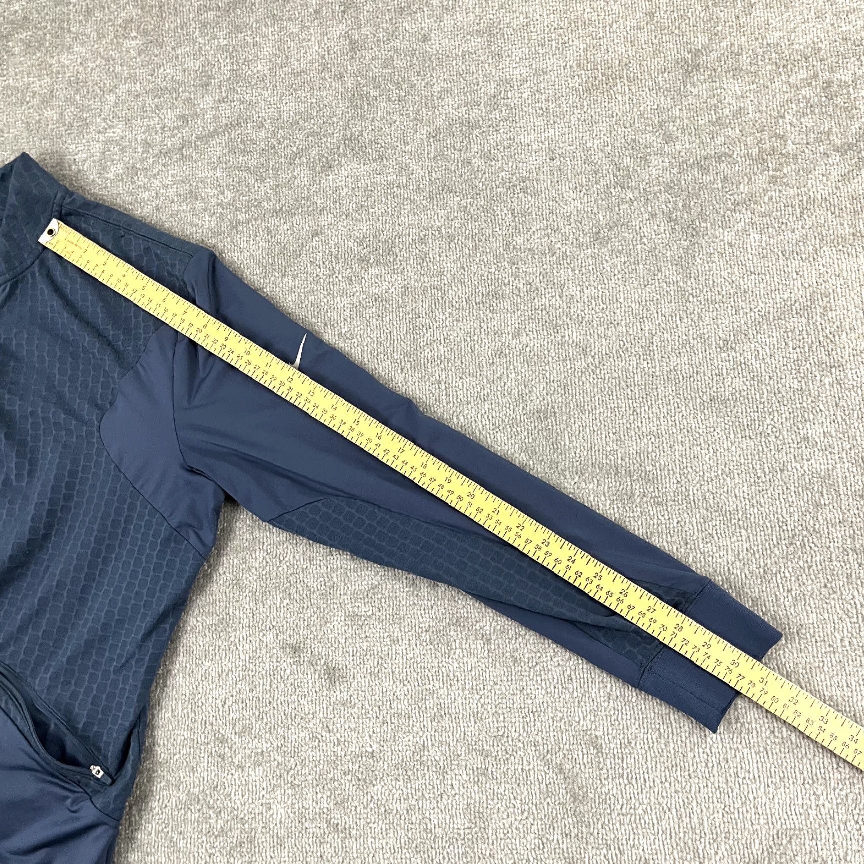 Nike Nike Shirt Mens Large Blue Tour Performance Golf Full Zip Pockets Dri-Fit Sport Size US L / EU 52-54 / 3 - 6 Thumbnail