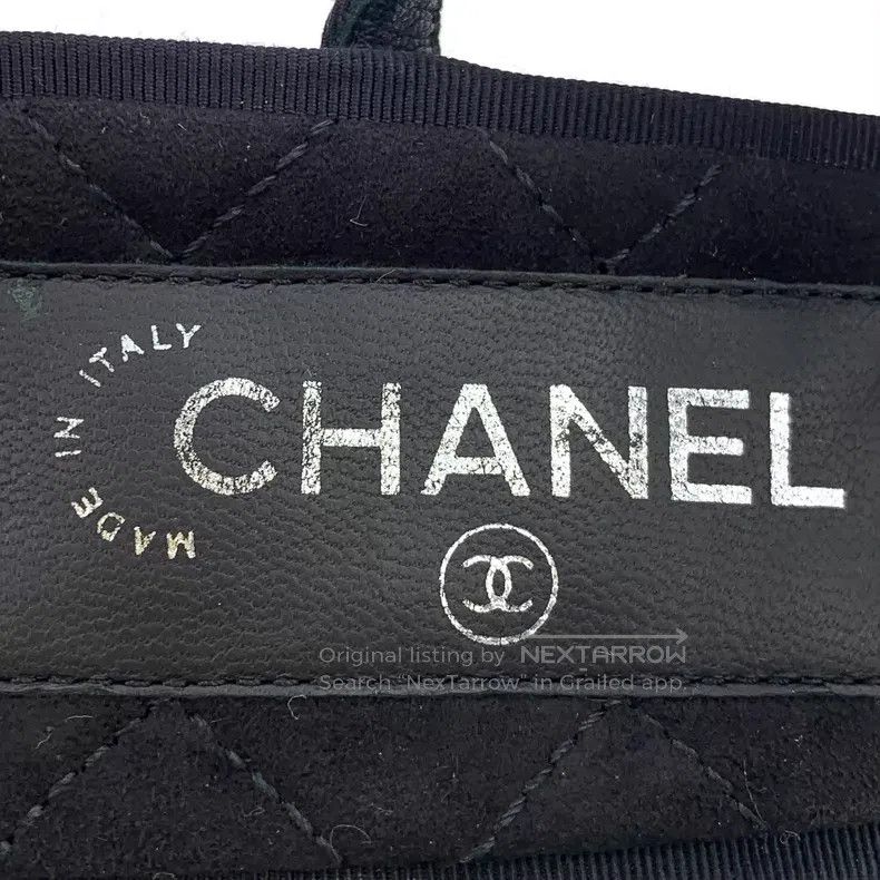 Chanel Chanel Black bow with diamonds, buckle, thick-heeled high- Size US 8 / IT 38 - 7 Thumbnail