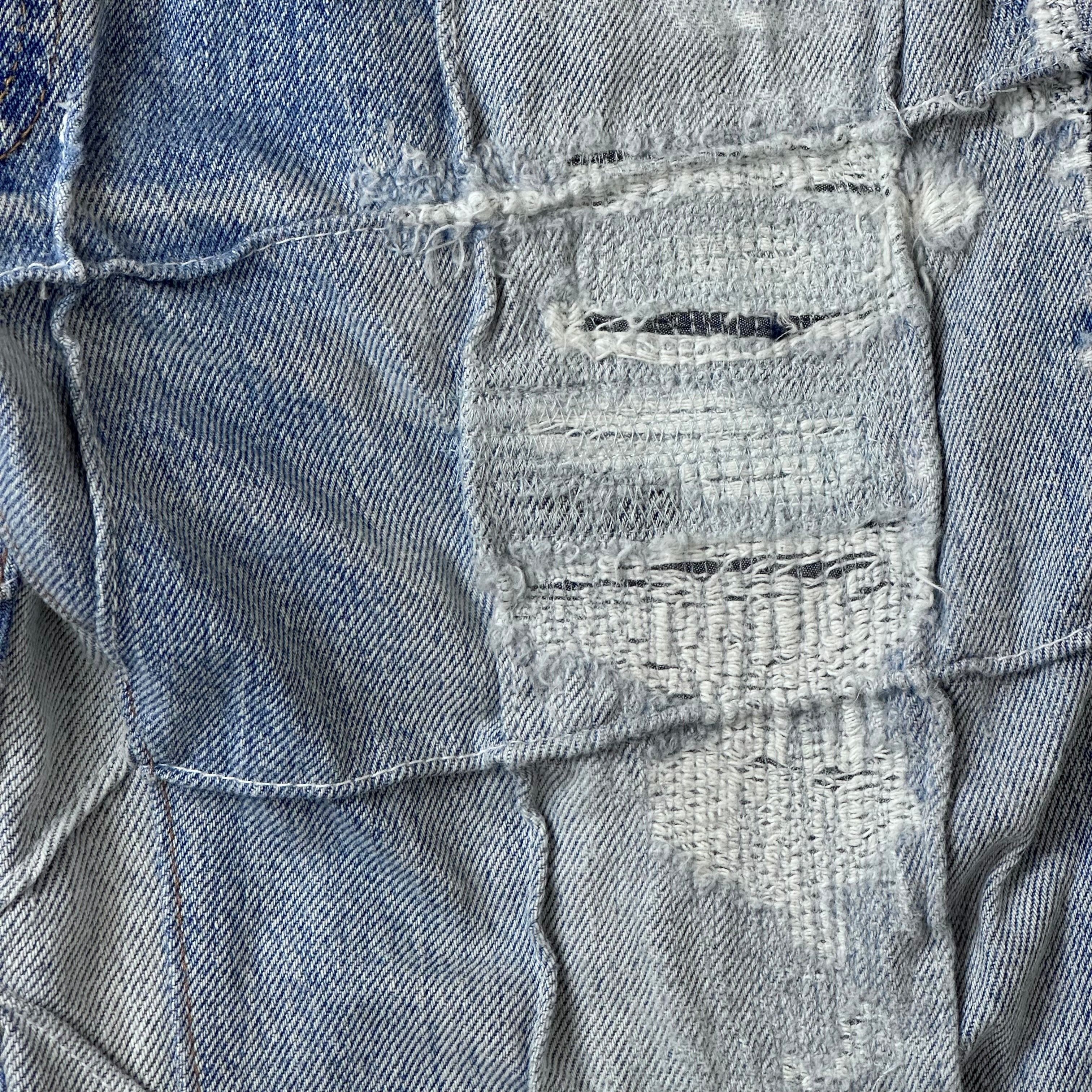 Gallery Dept. gallery dept lenny flare denim jeans indigo patchwork RARE Size US 31 - 10 Thumbnail