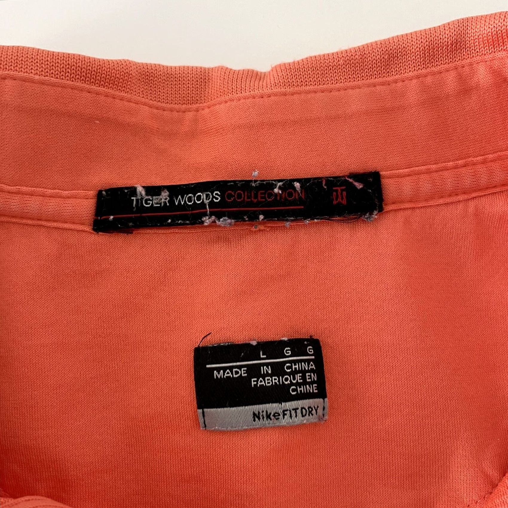 Nike Nike Tiger Woods Collection Short Sleeve Golf Polo Shirt Mens Large Orange Size US L / EU 52-54 / 3 - 3 Thumbnail