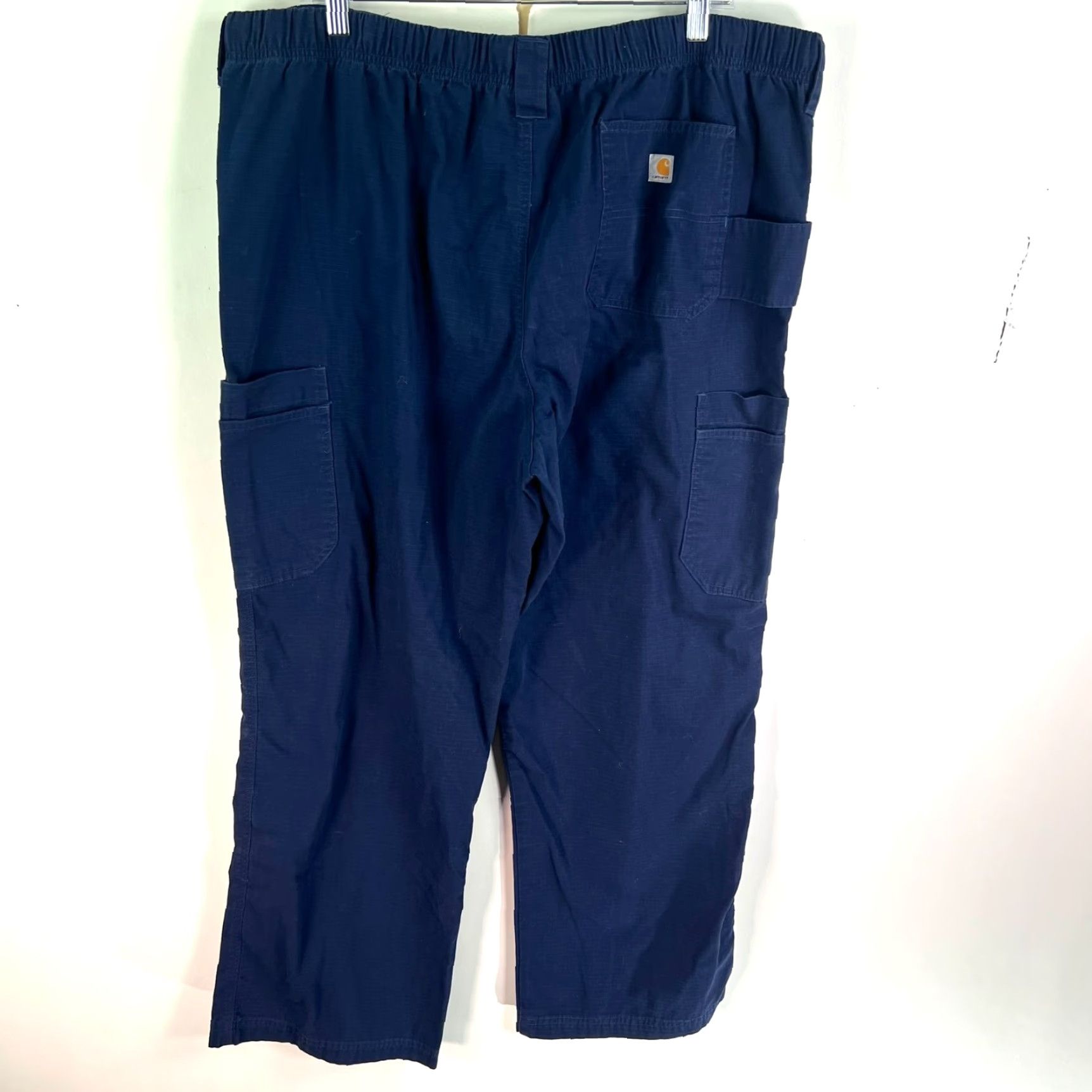 Carhartt Carhartt Mens Cross Flex Scrubs Pants Blue XL 42X29.5 Cotton Blend Utility Leg C54108 Size US 36 / EU 52 - 7 Thumbnail