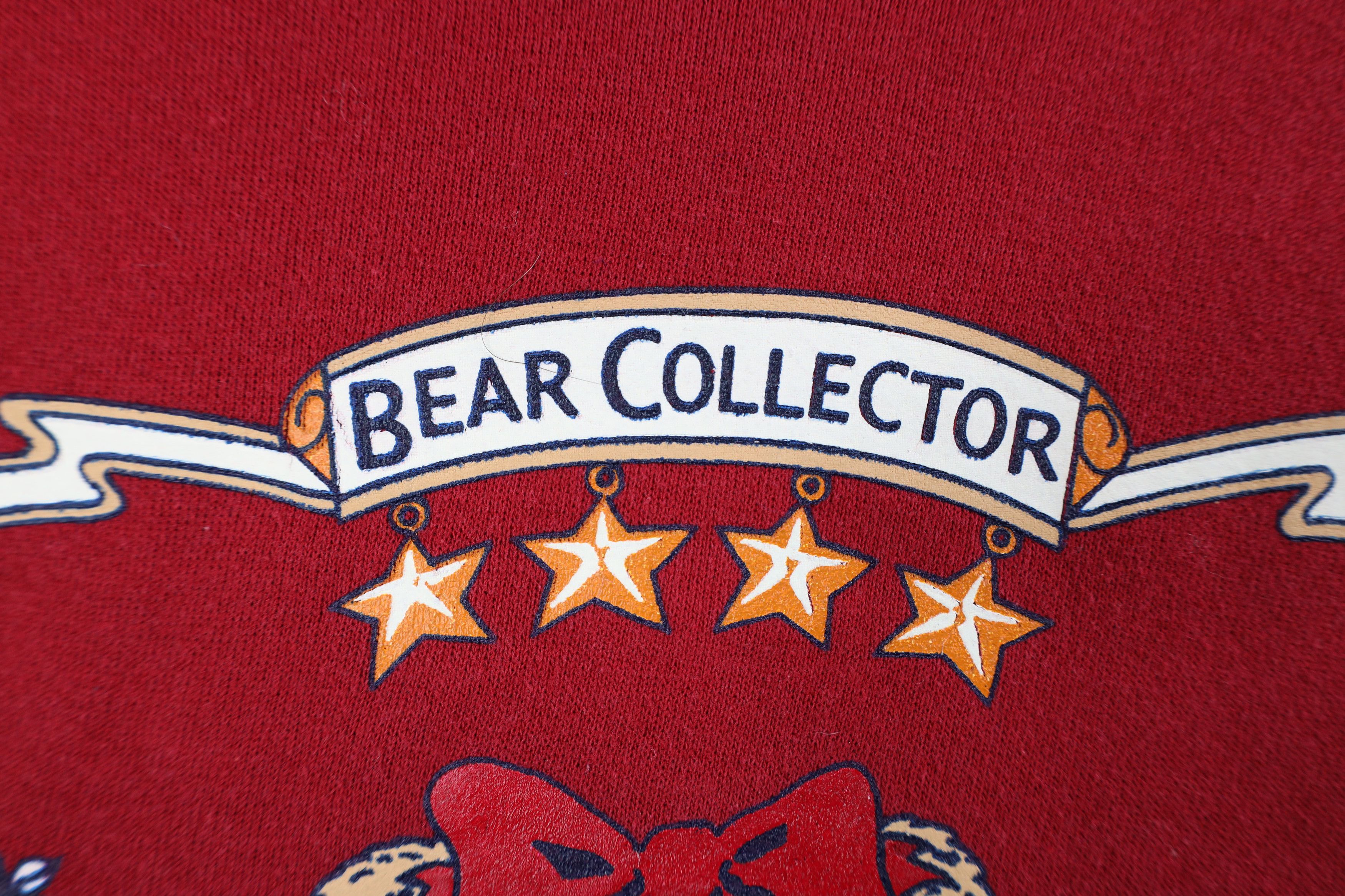Vintage Vintage 90s Streetwear Heart Bear Turtleneck Sweatshirt USA Size M / US 6-8 / IT 42-44 - 5 Thumbnail