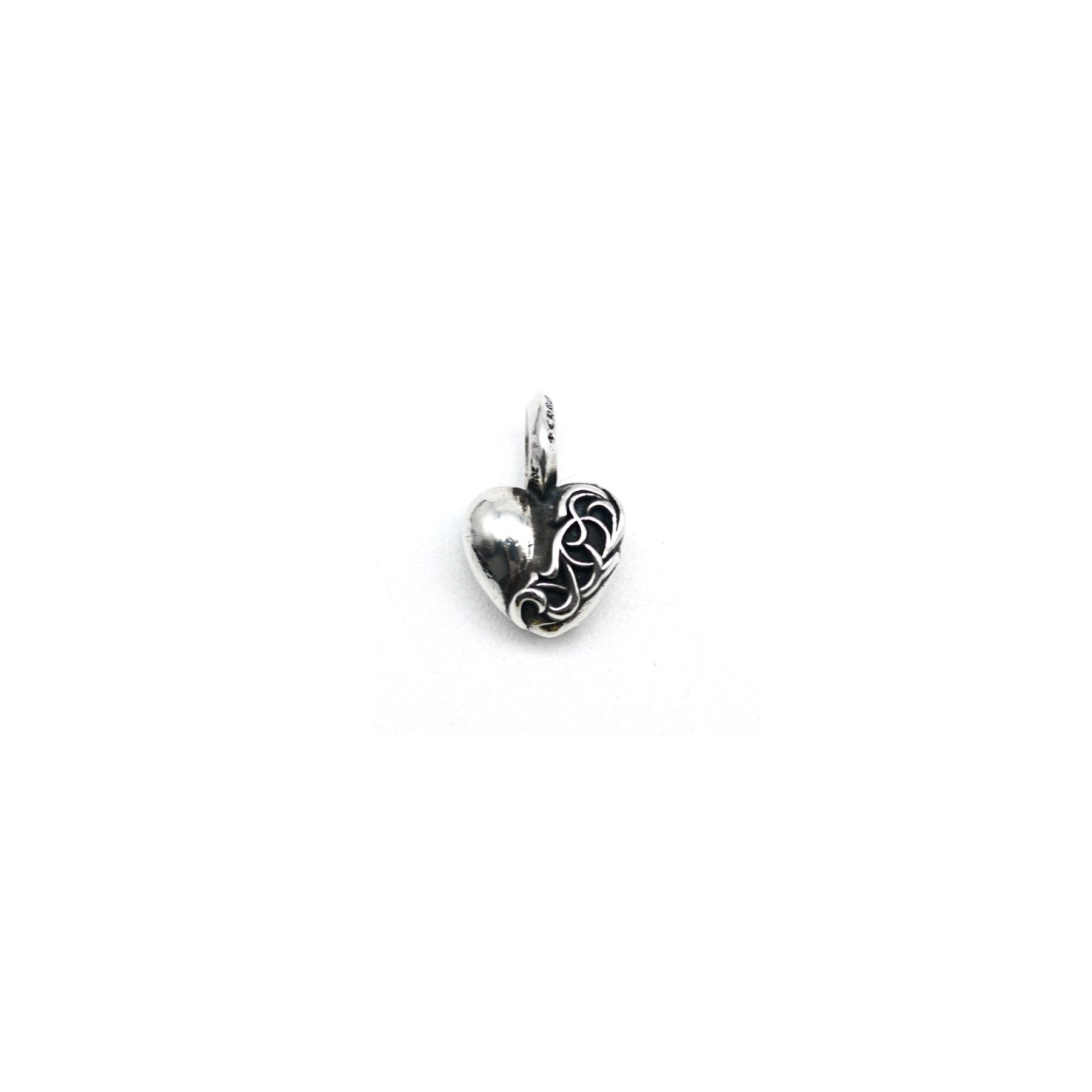 Chrome Hearts Chrome Hearts Silver Vine Heart Charm Pendant Size ONE SIZE - 1 Thumbnail
