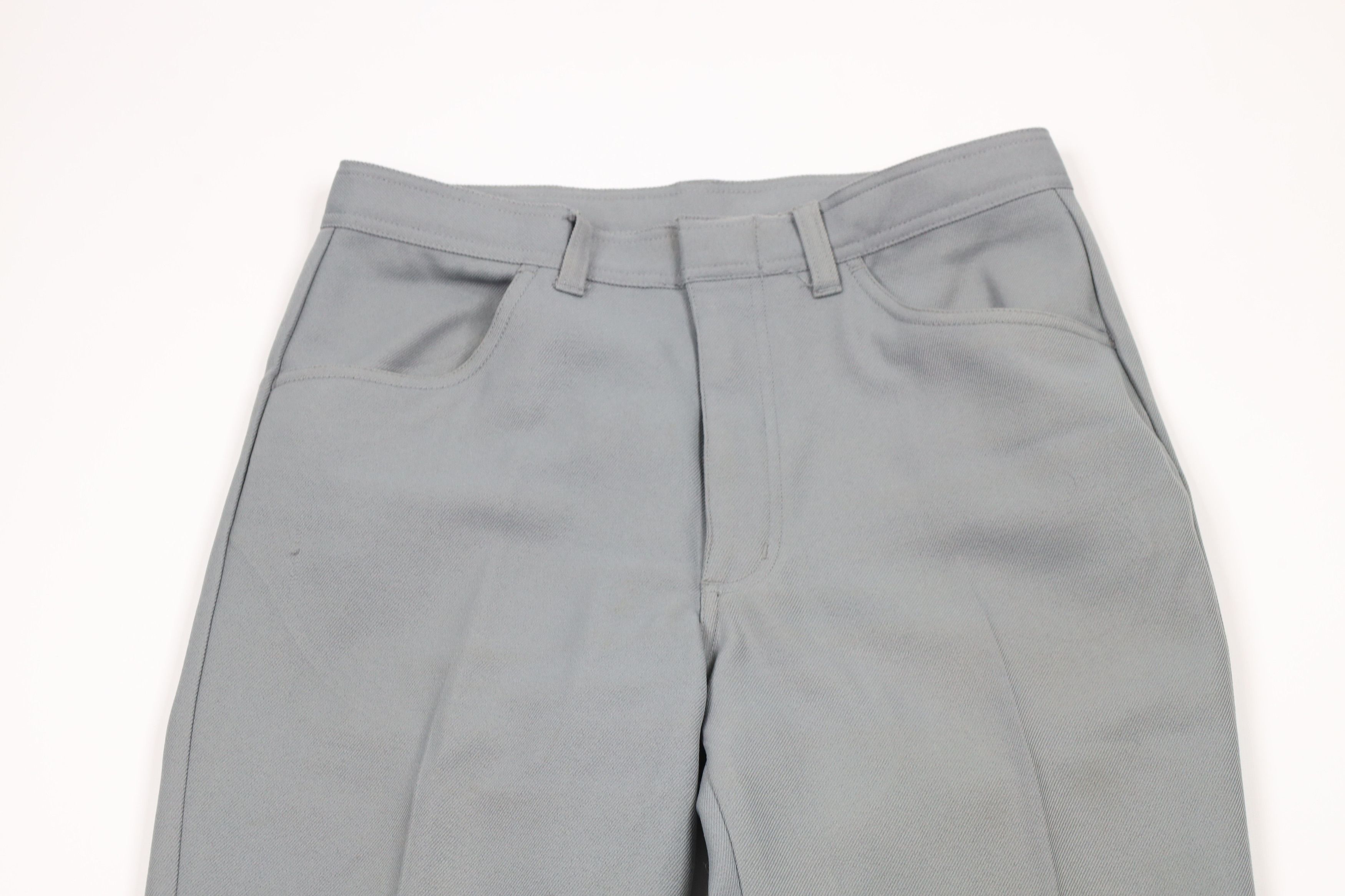 Vintage Vintage 90s Streetwear Knit Flared Wide Leg Chino Pants Size US 32 / EU 48 - 2 Thumbnail