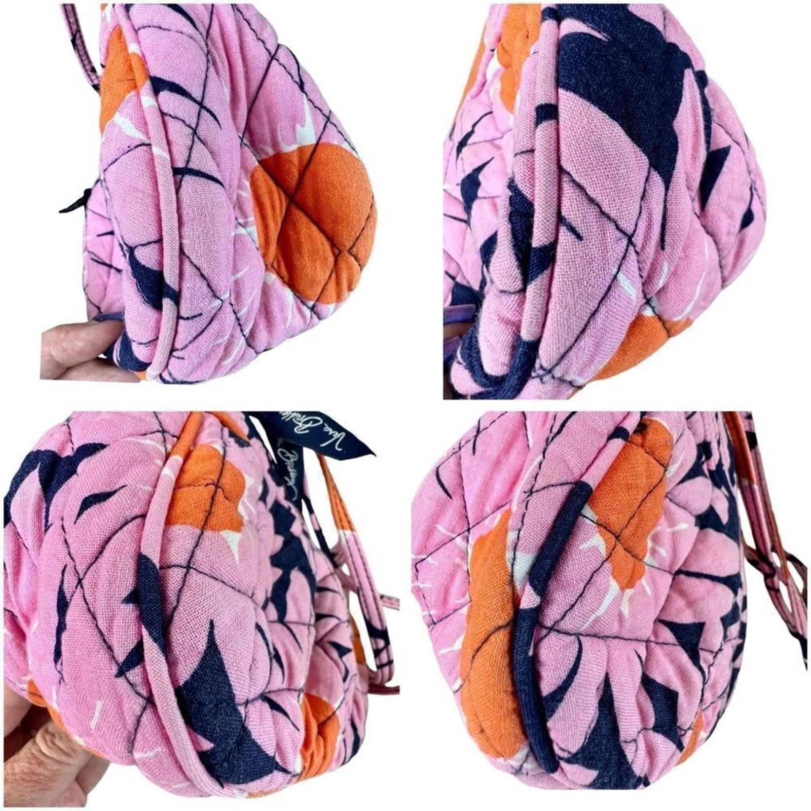 Vera Bradley Vera Bradley Quilted "Loves Me" Mini Crossbody Handbag Pink Size ONE SIZE - 3 Thumbnail