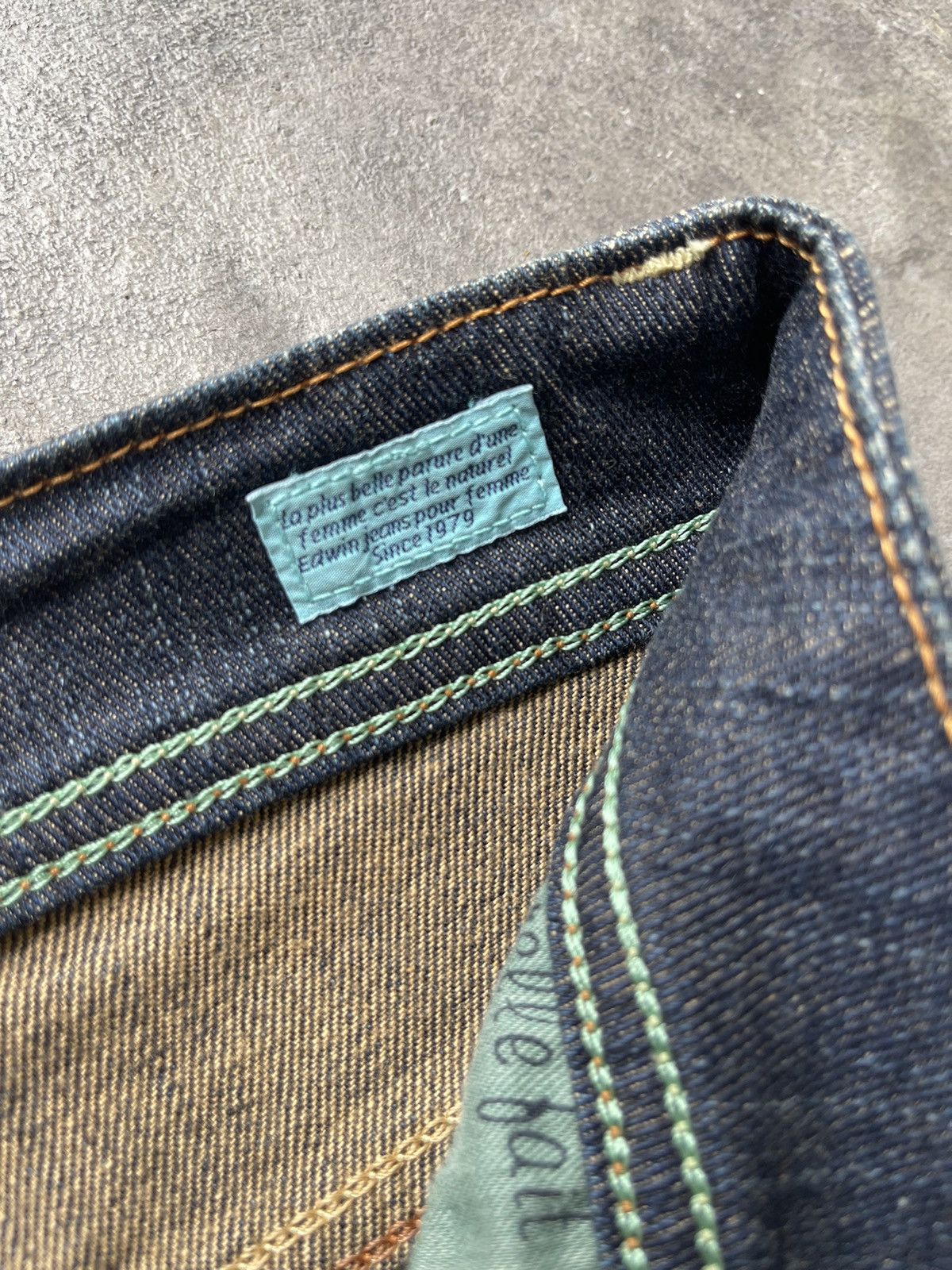 Edwin JAPAN MADE Edwin Something Vienus Jean Flare Size US 27 - 8 Thumbnail
