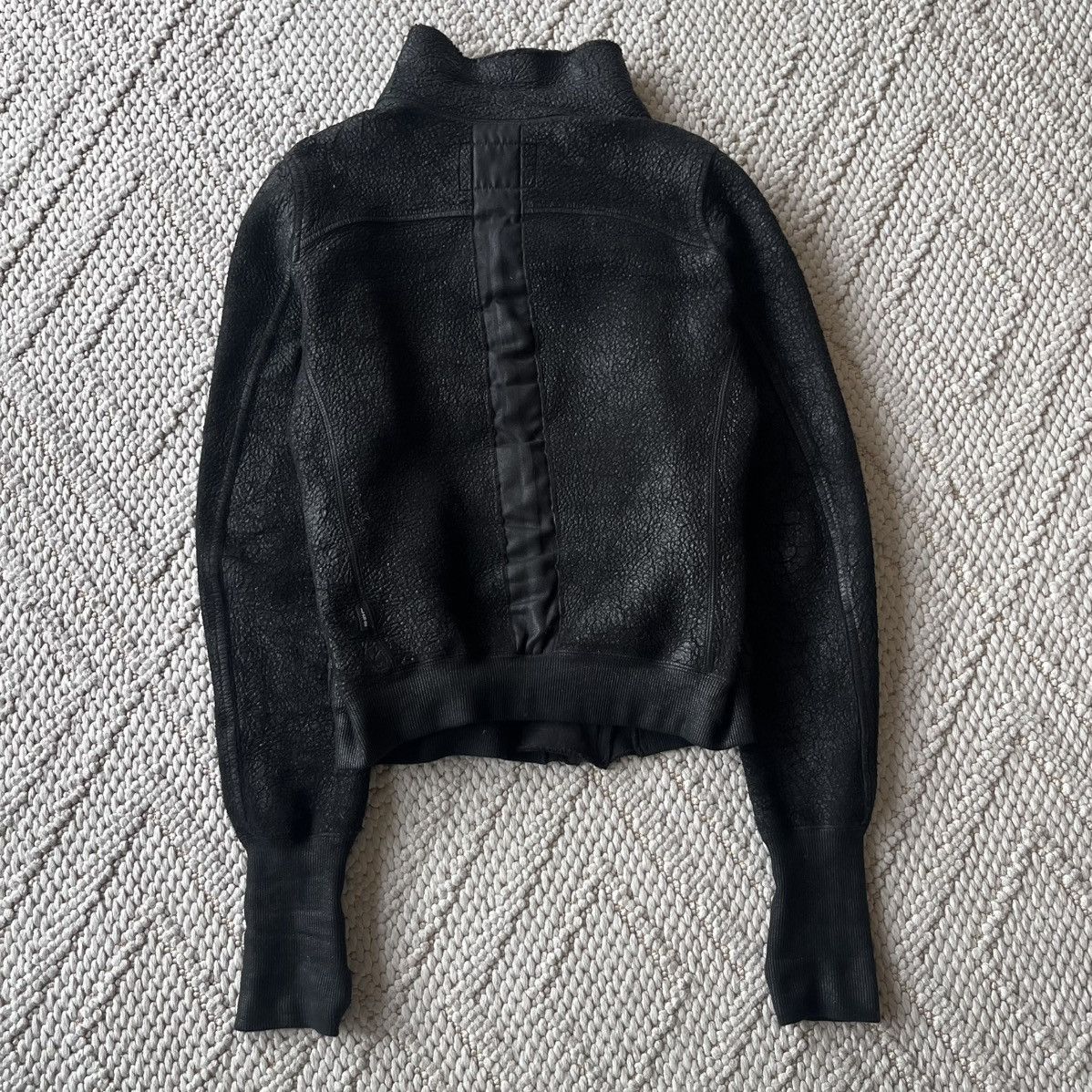 Le Grande Bleu (L.G.B.) L.G.B asymmetrical wax coated nighthawk cracked jacket Size US M / EU 48-50 / 2 - 4 Thumbnail