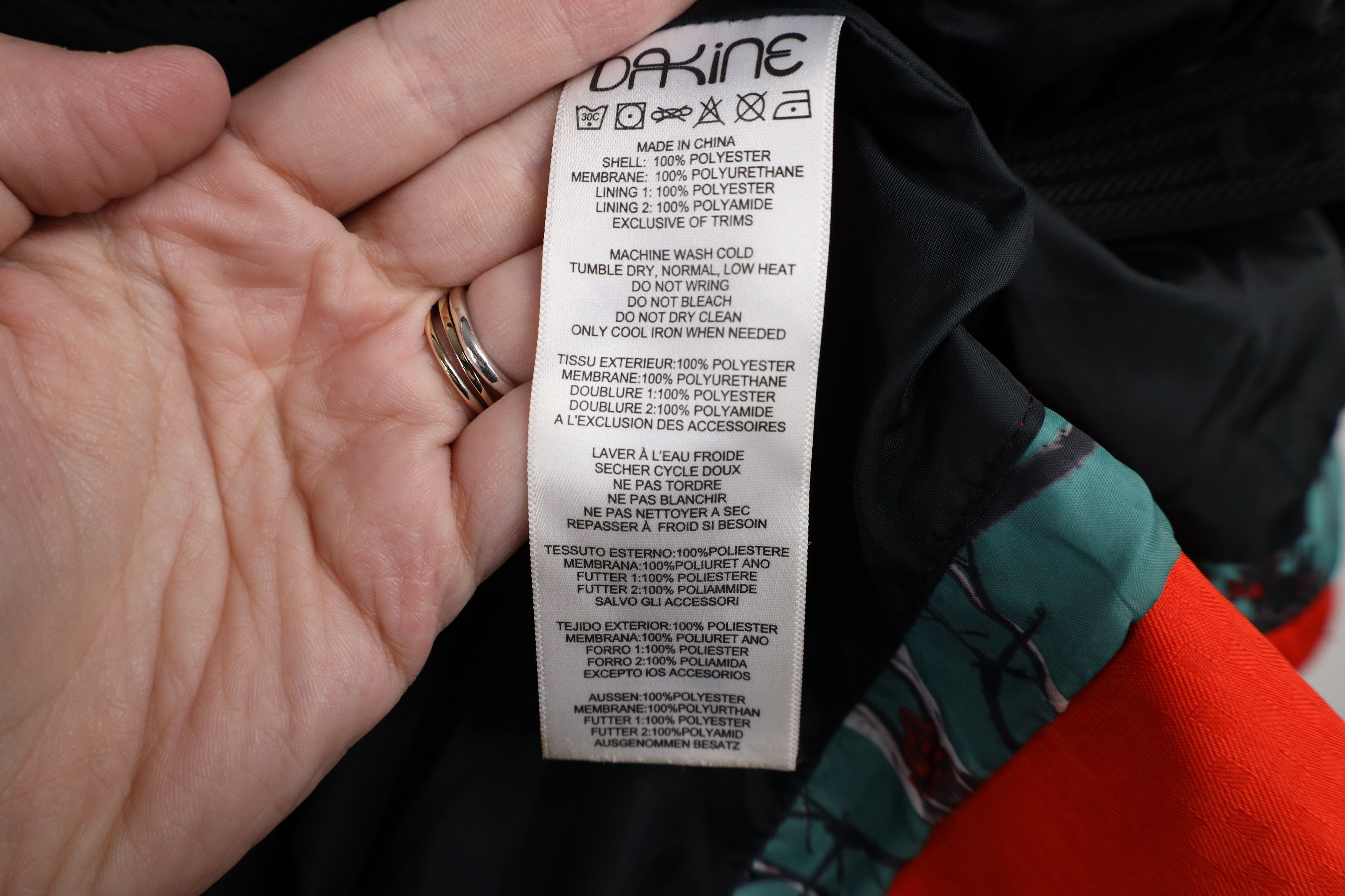 Dakine × Vintage Dakine Snowboarding Skiing Piper Hooded Winter Jacket Size L / US 10 / IT 46 - 12 Thumbnail