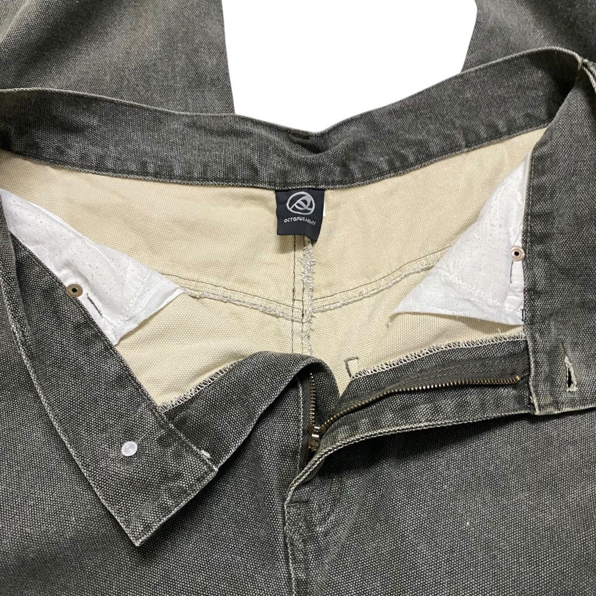 Japanese Brand Vintage OCTOPUSARMY Canvas Denim Baggy Jeans Size US 34 / EU 50 - 16 Thumbnail