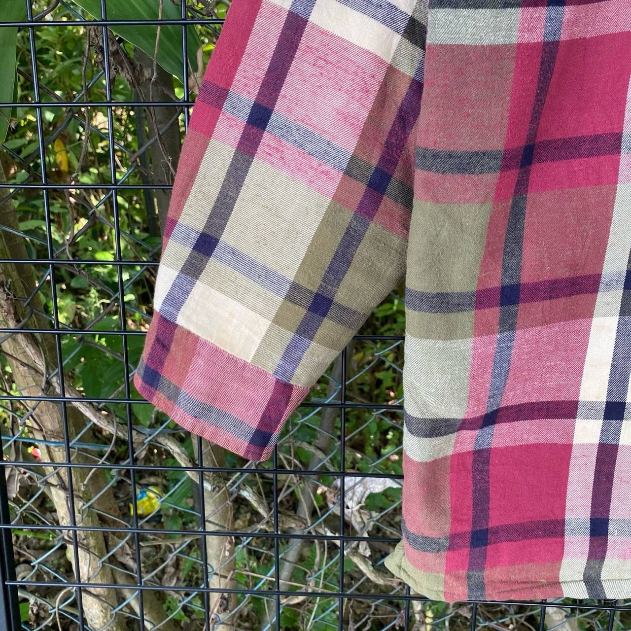 Japanese Brand × Vintage Vintage Checkered Multicolour Flannel Jacket Size US XL / EU 56 / 4 - 4 Thumbnail