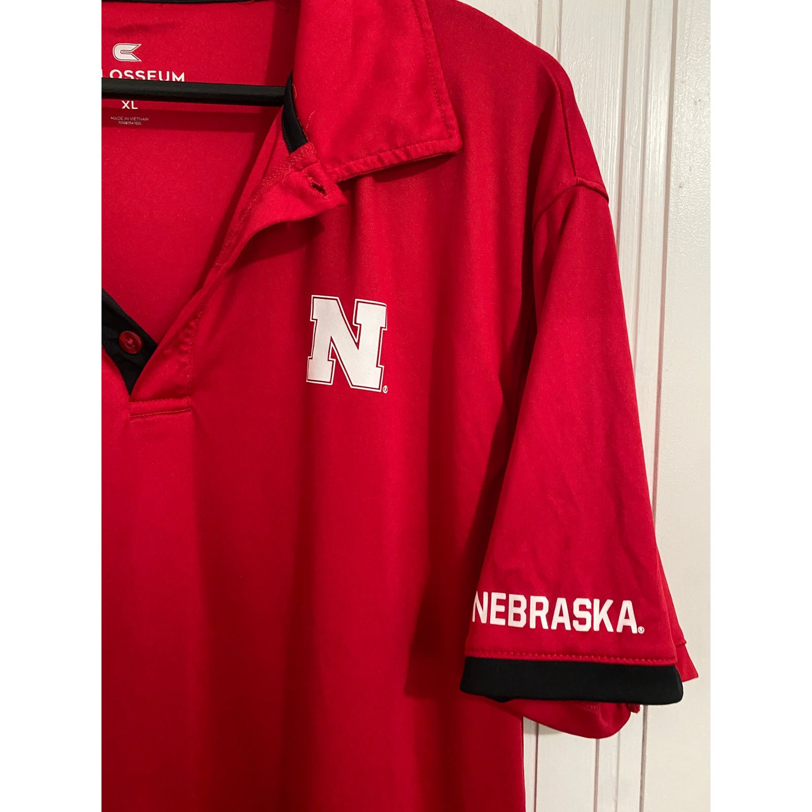 Colosseum Athletics University of Nebraska Cornhuskers Polo Shirt Men's Size XL Size US XL / EU 56 / 4 - 2 Thumbnail