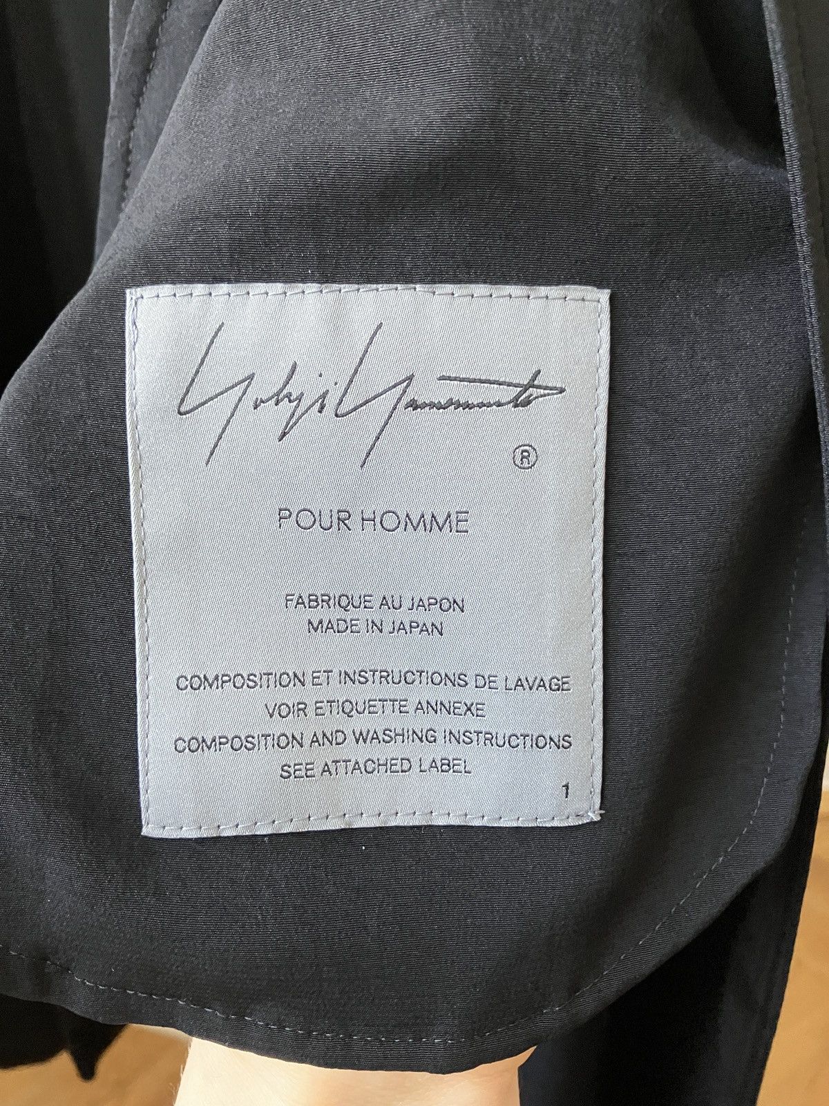 Yohji Yamamoto Yohji Yamamoto Pour Homme SS24 Shirt Jacket Size US S / EU 44-46 / 1 - 8 Thumbnail