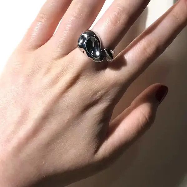 Japanese Brand Irregular Adjustable Ring Size ONE SIZE - 2 Thumbnail