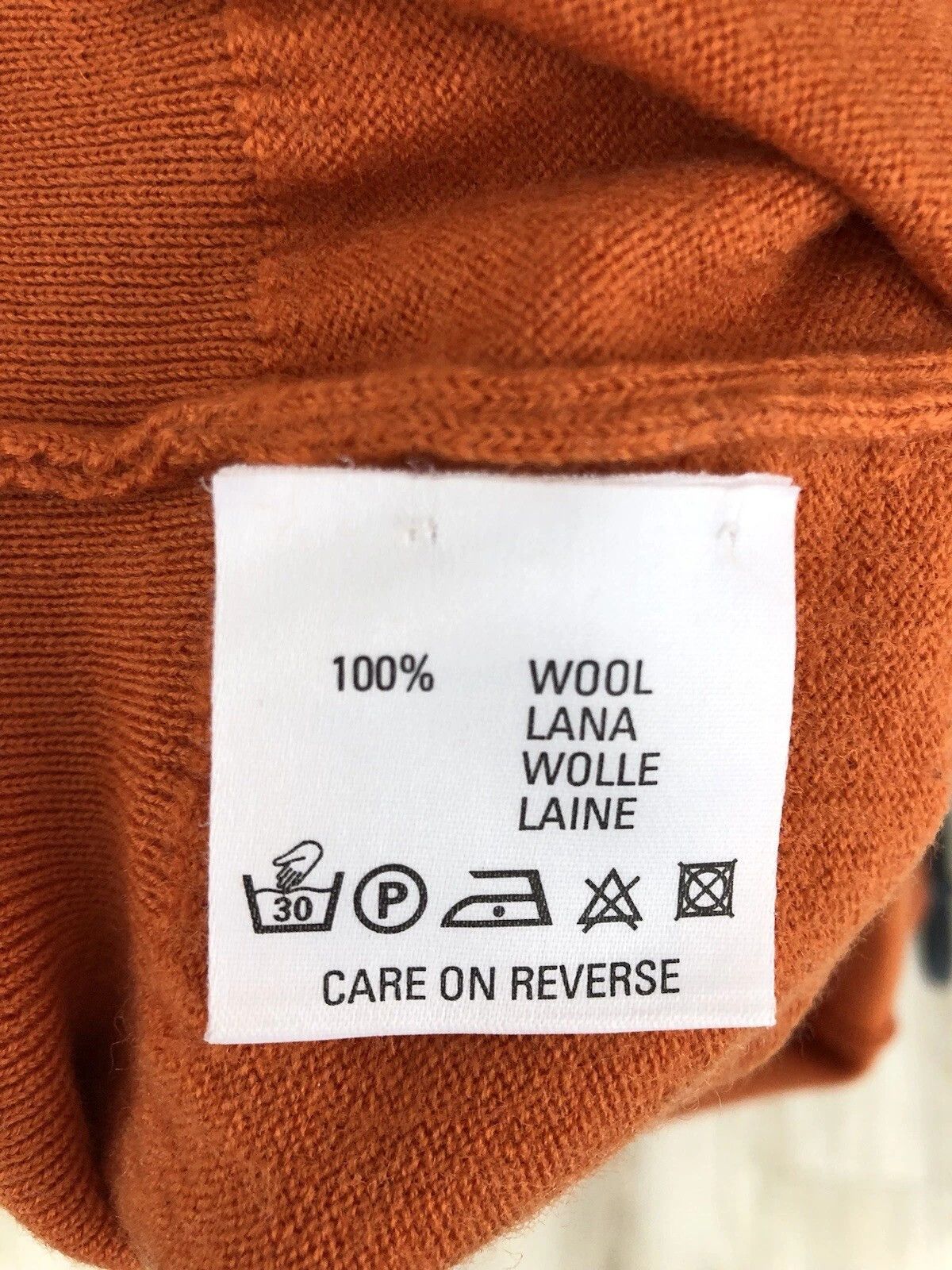 Ballantyne Ballantyne Wool Sweater Womens Size 36 or S Orange Crew Neck Size S / US 4 / IT 40 - 8 Thumbnail