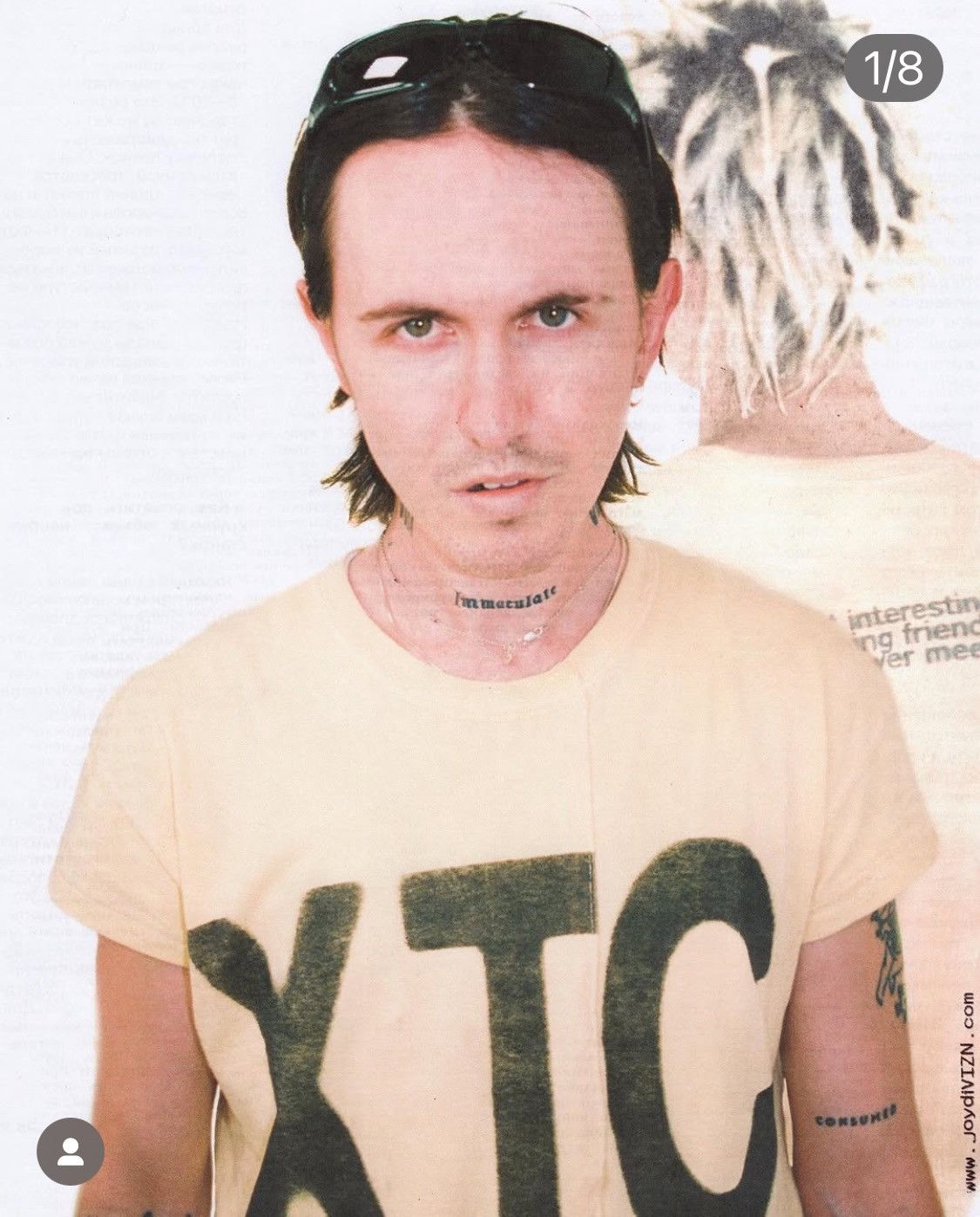 Joy Divizn RARE JOY DIVIZN XTC* TEE Size US L / EU 52-54 / 3 - 4 Thumbnail