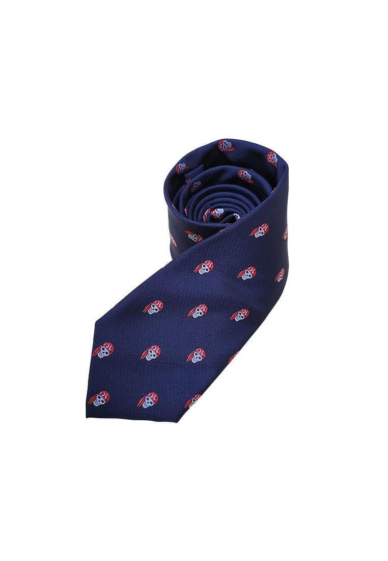 The Unbranded Brand Blue Pirate Pattern Men Tie Necktie Size ONE SIZE - 3 Thumbnail