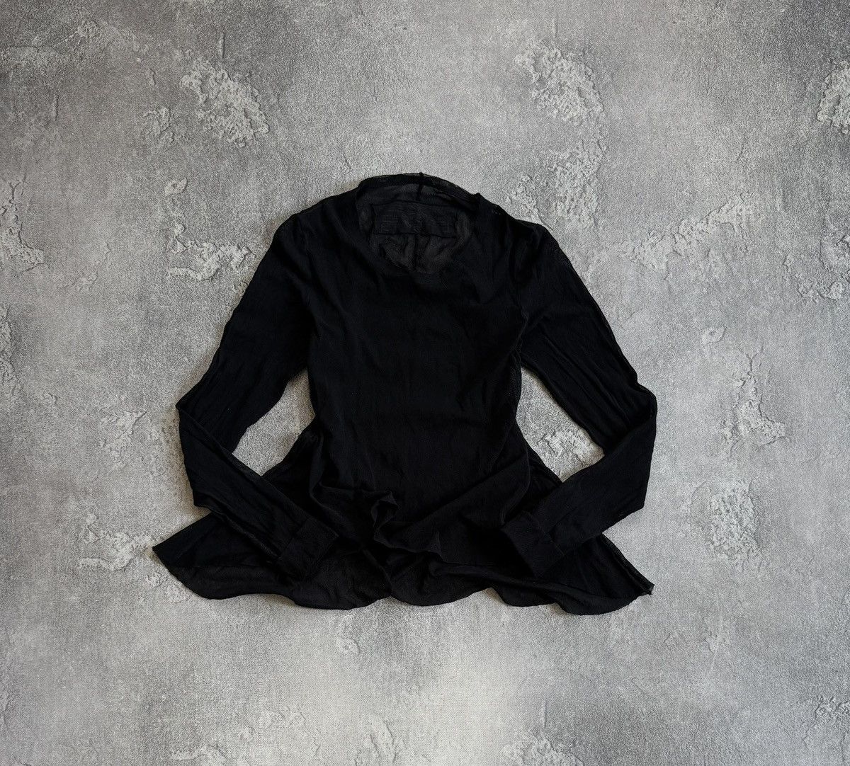 Rundholz Rundholz S/size mesh black dress avantgarde long sleeve y2k Size S / US 4 / IT 40 - 7 Thumbnail