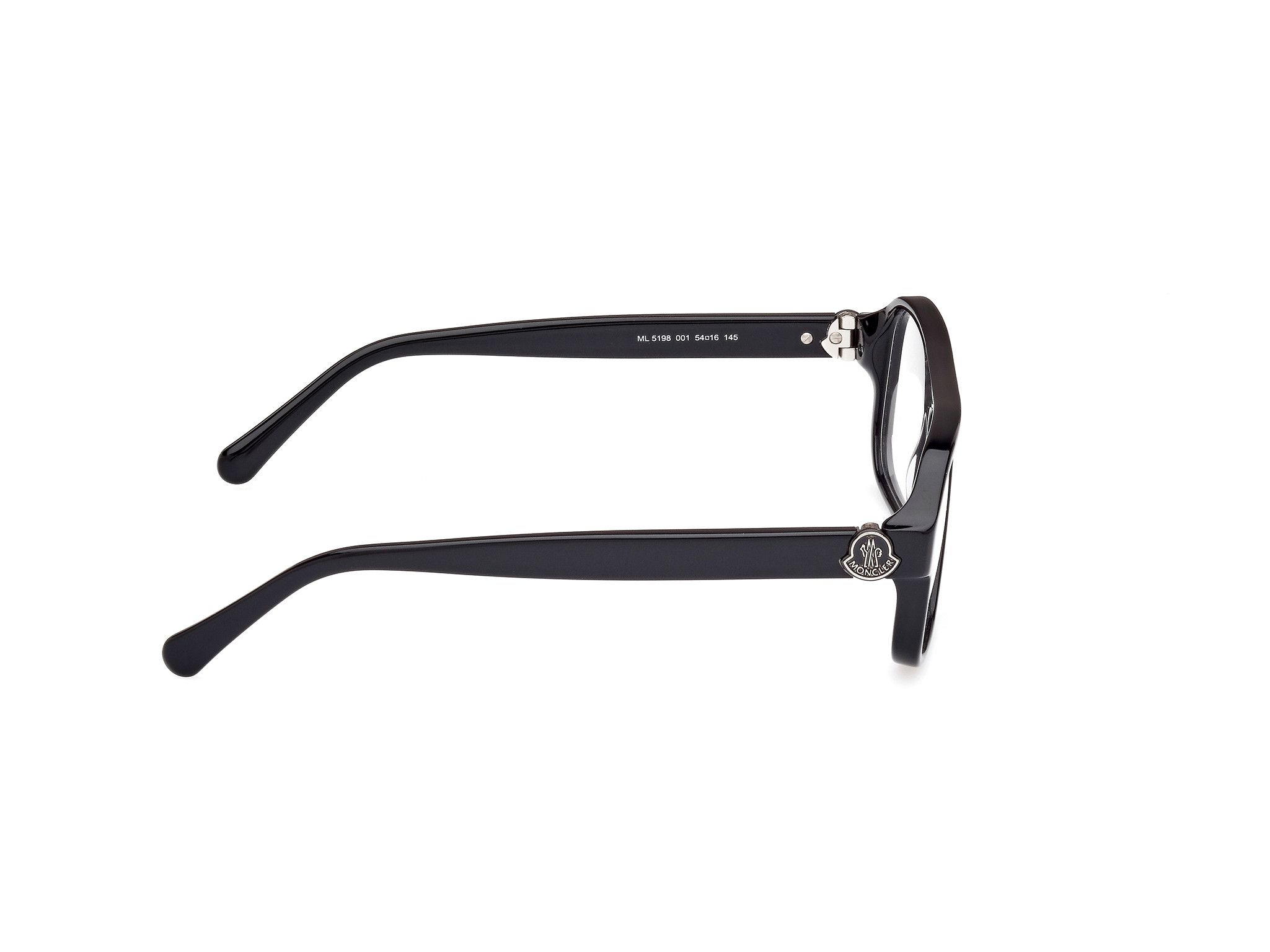Moncler o1y0225 Size : OS / 54 mm Eyeglass Frame in Black Size ONE SIZE - 7 Thumbnail