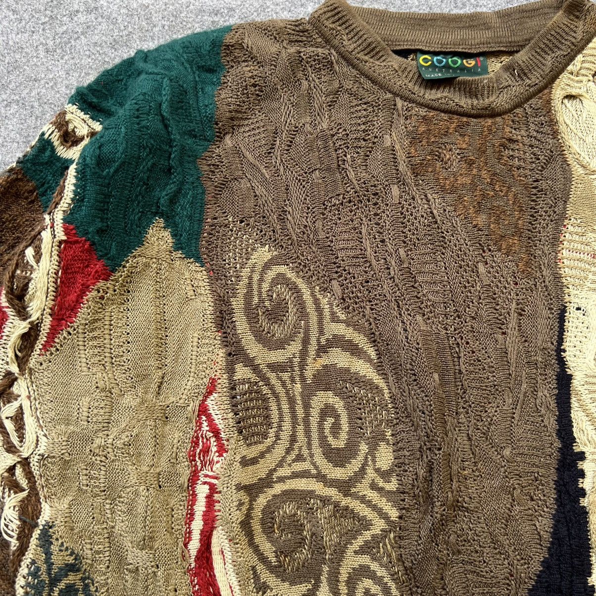 Coogi × Vintage Crazy Vintage Coogi 3D Cable Knit Sweater Size US M / EU 48-50 / 2 - 9 Thumbnail