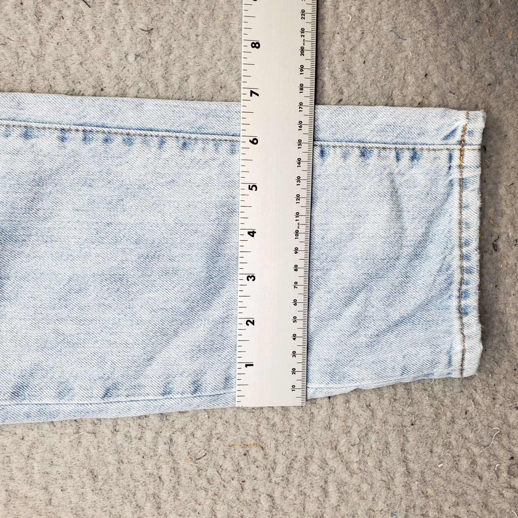 Madewell VINTAGE Madewell Straight Jeans Womens Size 25 Blue Denim 100% Cotton 5-Pocket Inseam 26.5" Measurements 13.5" Across Waist Brand New Title Size 42" / US 20 - 5 Thumbnail