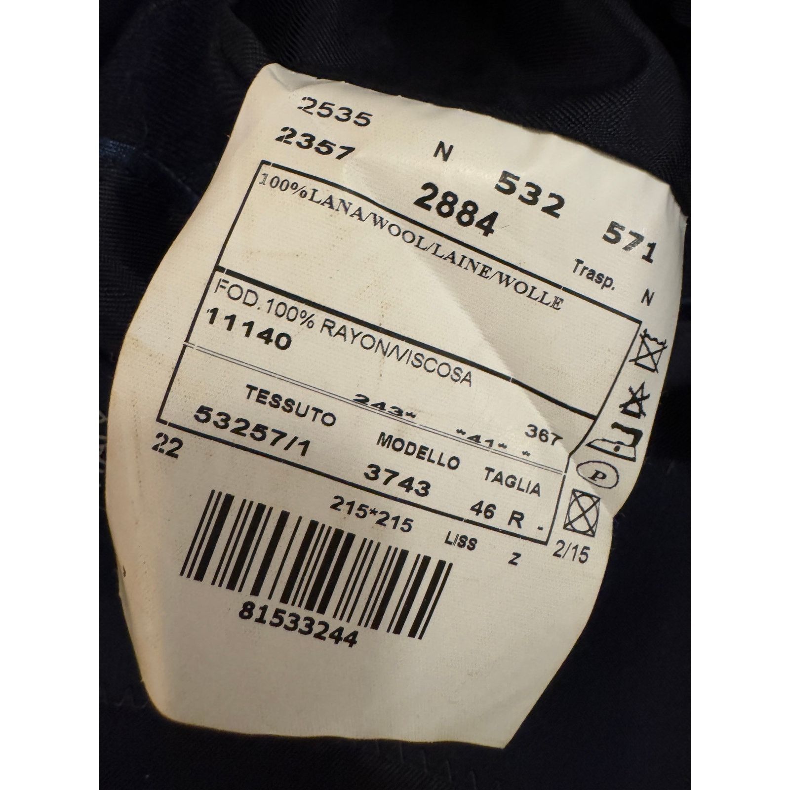 Boggi Boggi Navy Stripped Blazer Size 46R - 6 Thumbnail