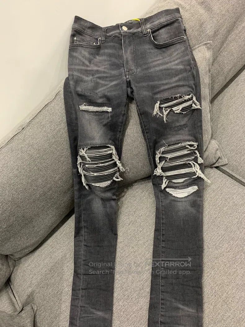 Amiri Amiri Grey Denim Jeans Size US 28 / EU 44 - 1 Thumbnail