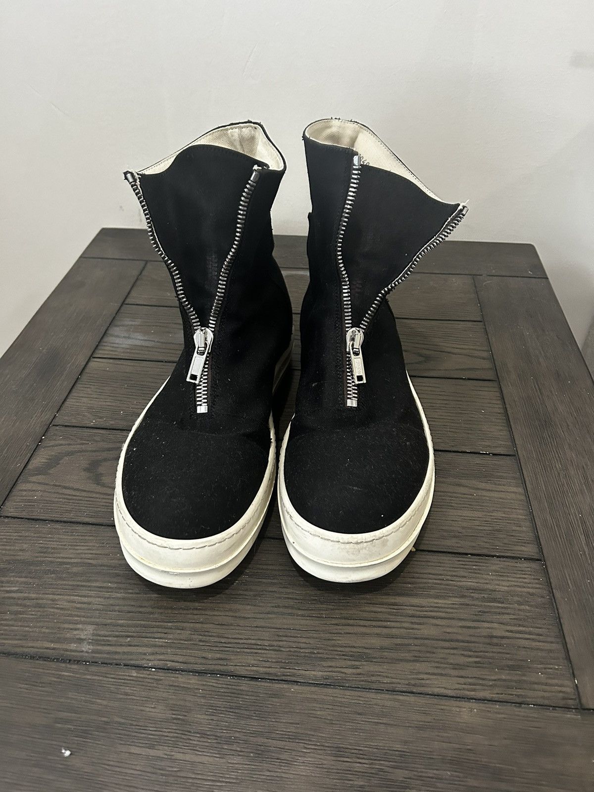 Rick Owens × Rick Owens Drkshdw Rick Owens DRKSHDW Front Zip Ramones ...