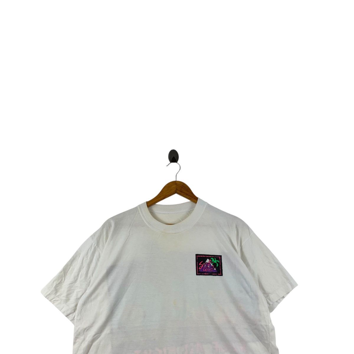 Vintage Vintage 90’ MALAYSIA PENANG SURF Rage All Night Painting Size L / US 10 / IT 46 - 2 Thumbnail