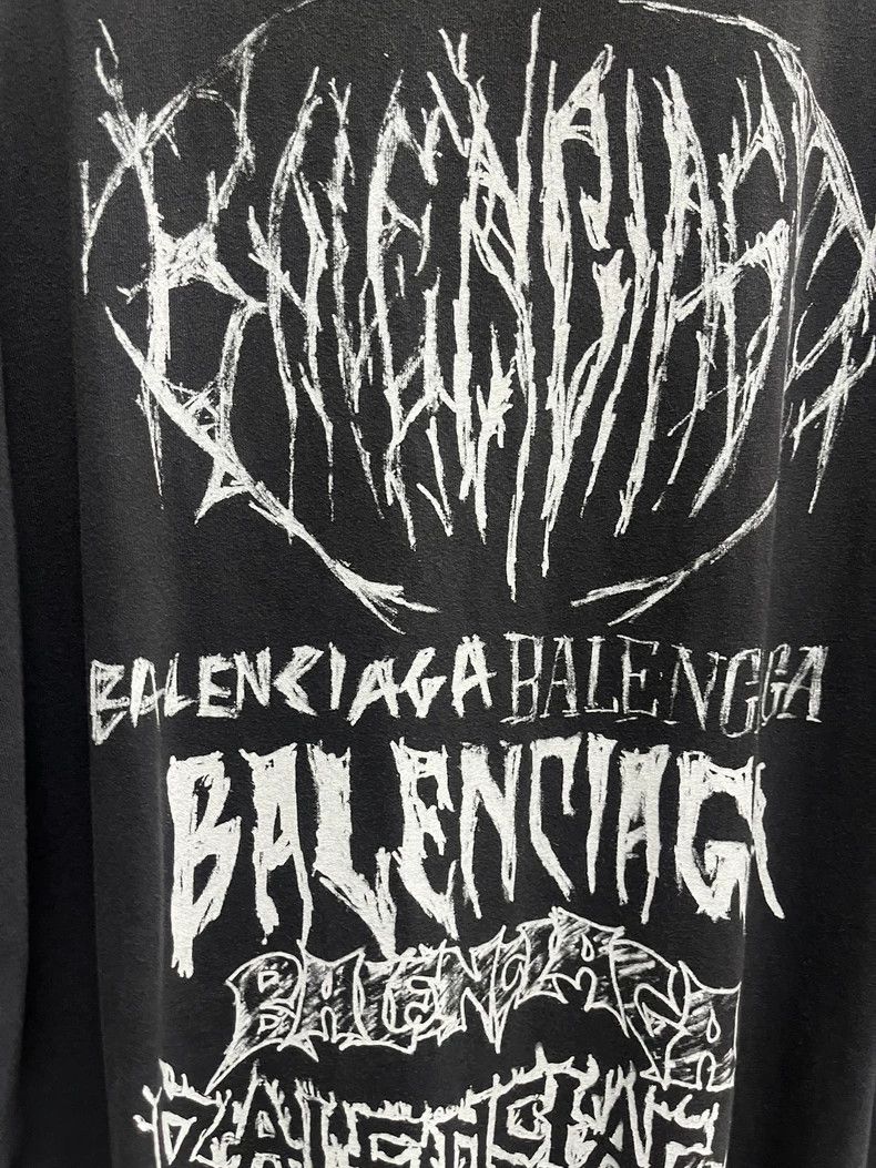 Balenciaga Balenciaga Black dragon year limited Sanskrit logo short s Size US S / EU 44-46 / 1 - 4 Thumbnail