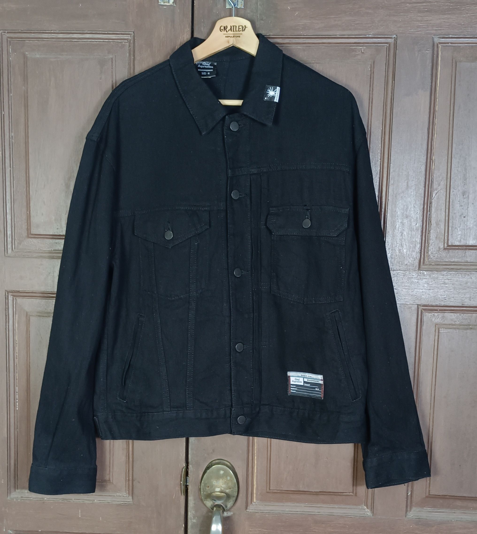 Maison MIHARA YASUHIRO Miharayasuhiro Denim Jacket Super Black Size US M / EU 48-50 / 2 - 1 Thumbnail