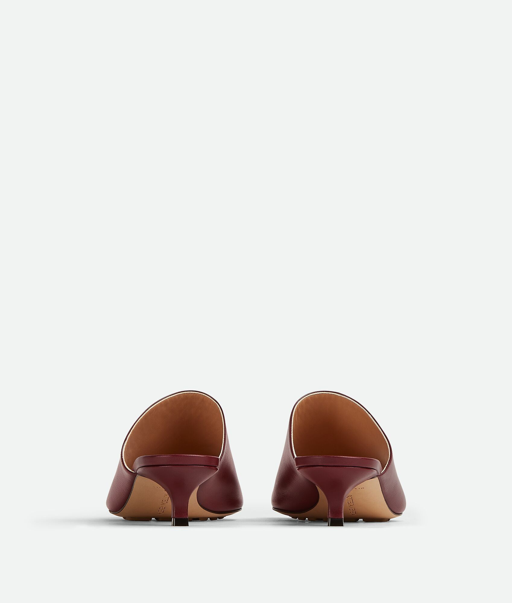 Bottega Veneta o1n1vont1024 Stretch Sandals Mules in Merlot Size US 8 / IT 38 - 3 Thumbnail