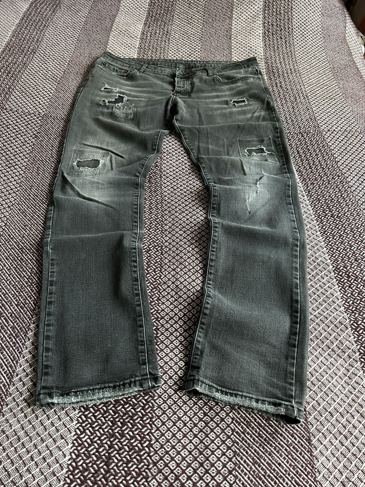 Dsquared2 Dsquared2 Distressed Black Denim Jeans Wash Italy Size 52 Size US 36 / EU 52 - 3 Thumbnail