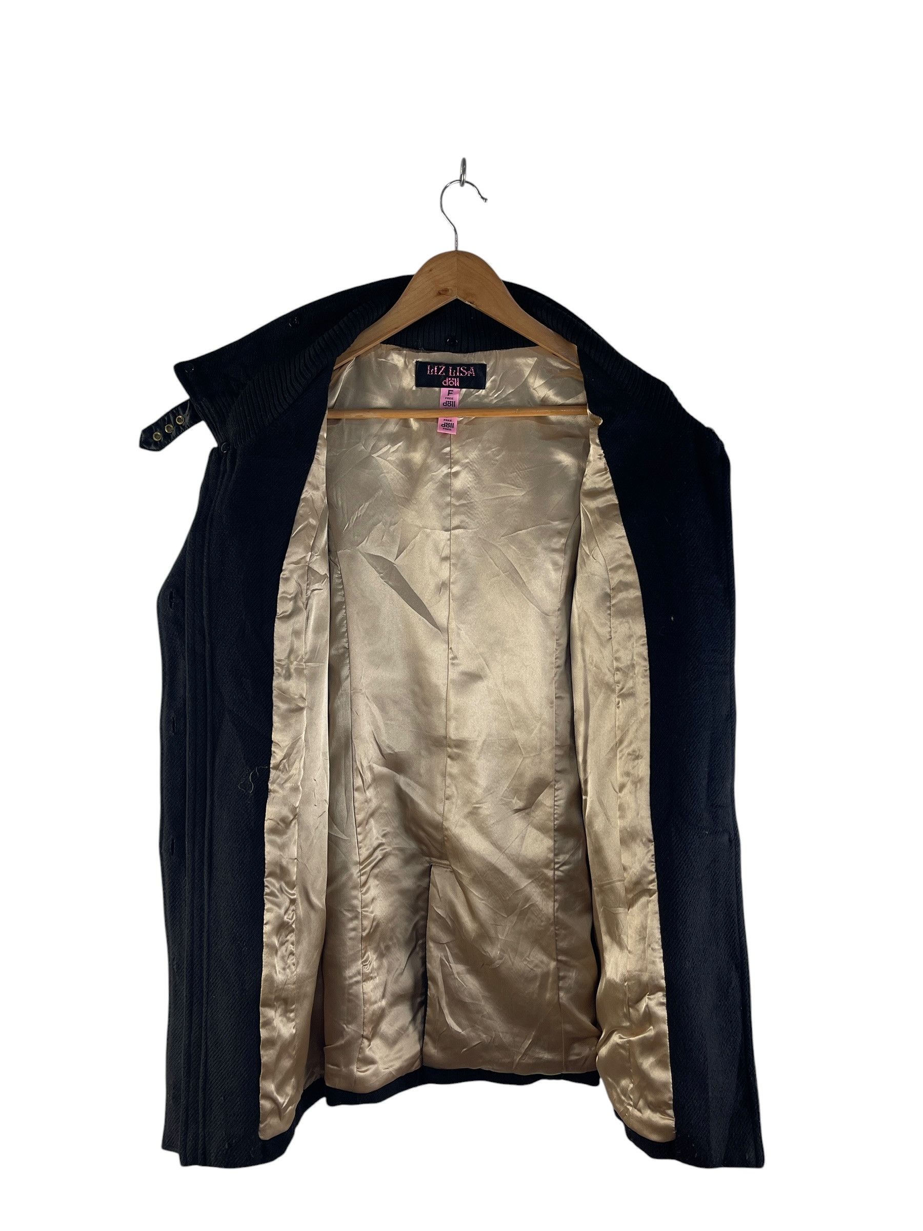 Japanese Brand Liz Lisa Doll Black Wool Coat Military Style Japanese Jacket Size US XS / EU 42 / 0 - 4 Thumbnail