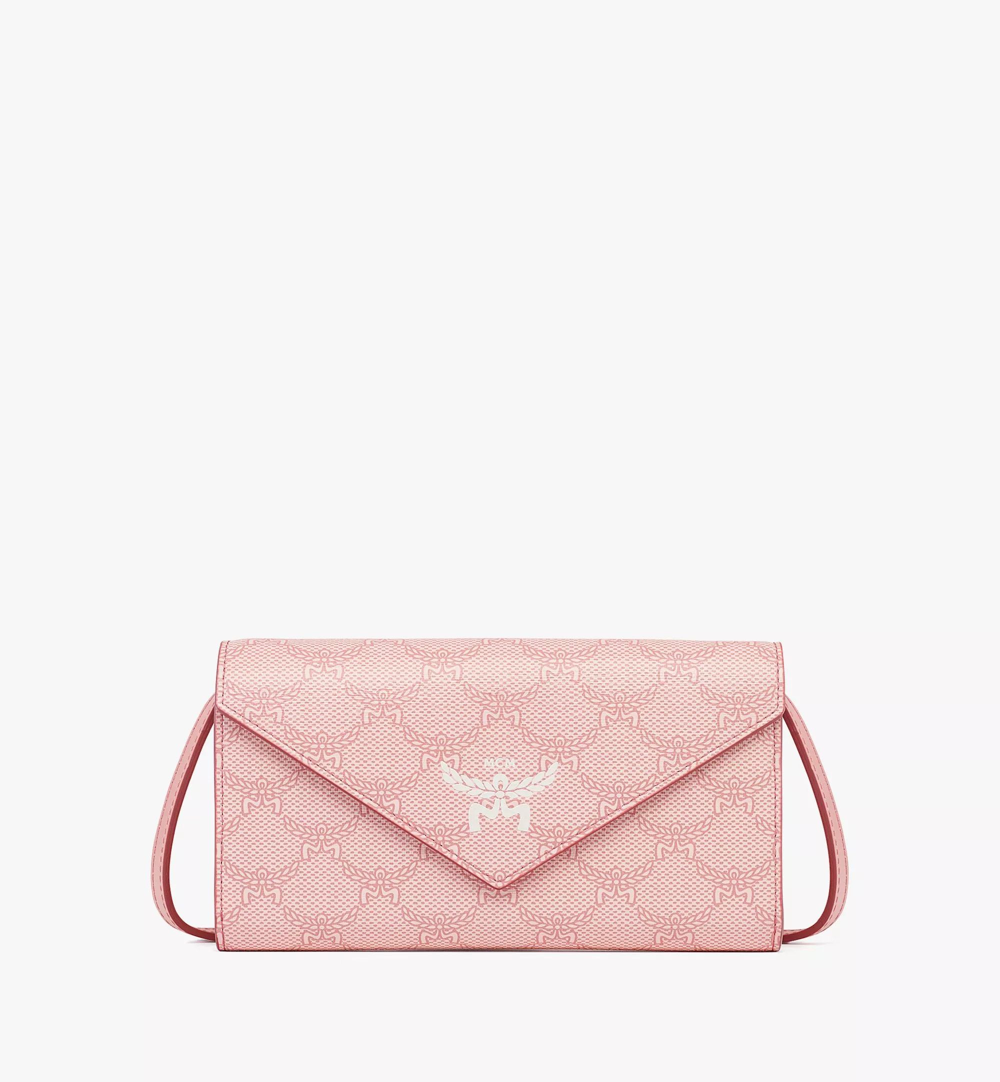 MCM o1mt1gz0725 Size: OS / Fold Large Wallet in Pink Size ONE SIZE - 1 Thumbnail