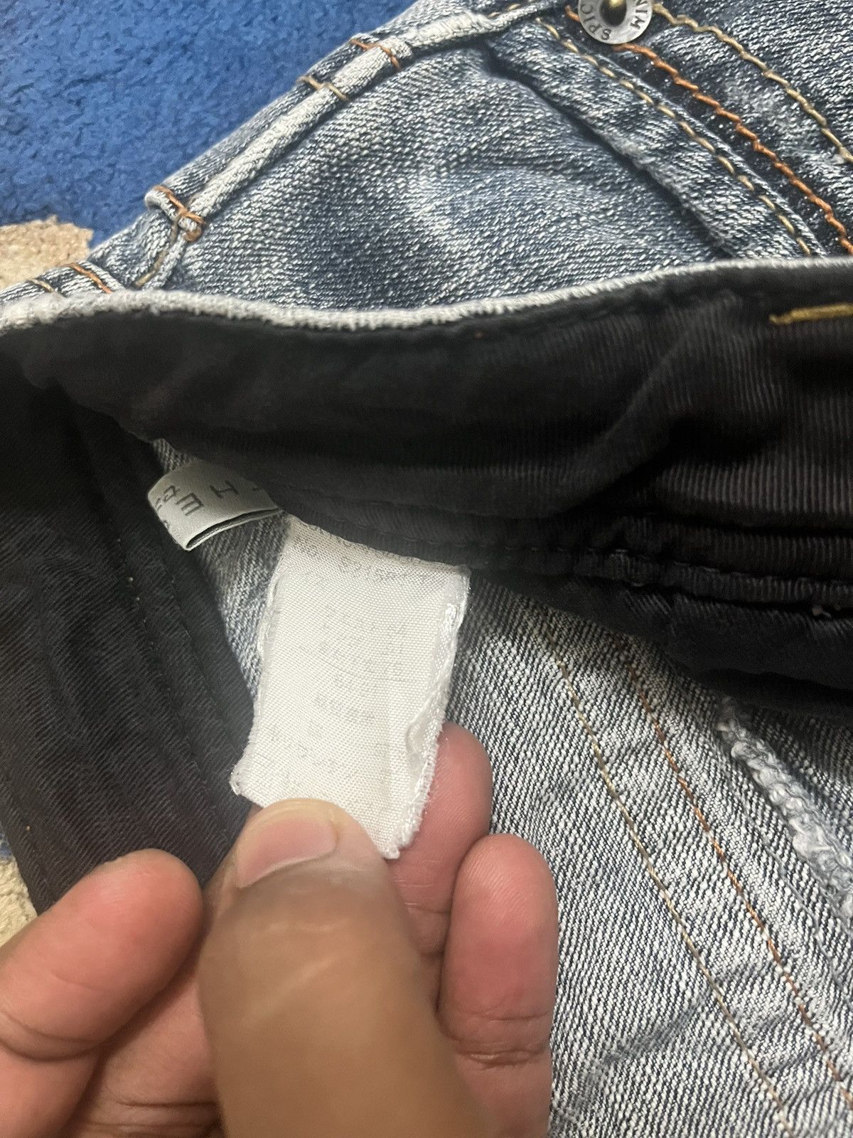 Japanese Brand × Vintage Vintage Spicy Denim Double Waist By Theoria Size US 30 / EU 46 - 12 Thumbnail