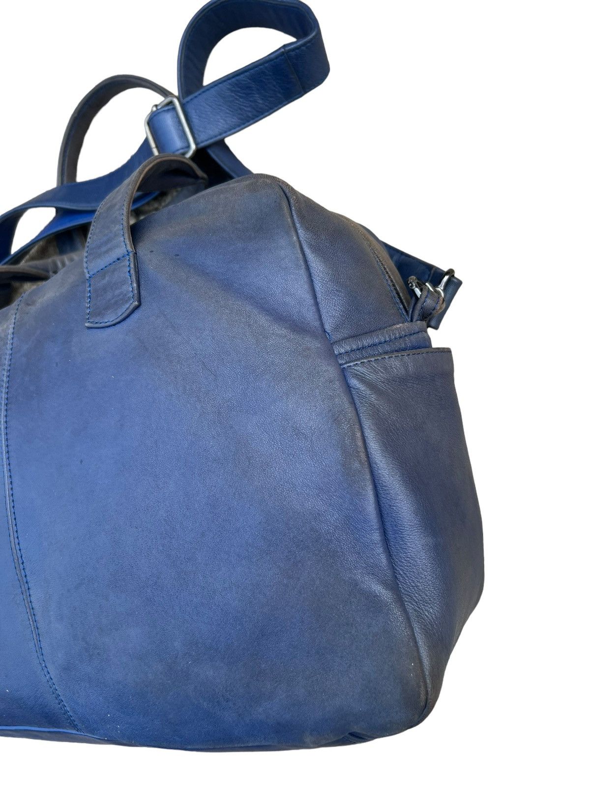 Leather Naterra Distress Sun Fade Patina Leather 2 Way Travel Bag Size ONE SIZE - 6 Thumbnail