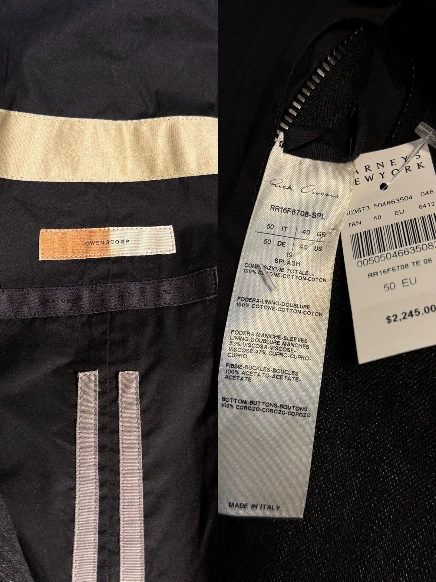 Rick Owens rick owens coats Size US M / EU 48-50 / 2 - 8 Thumbnail