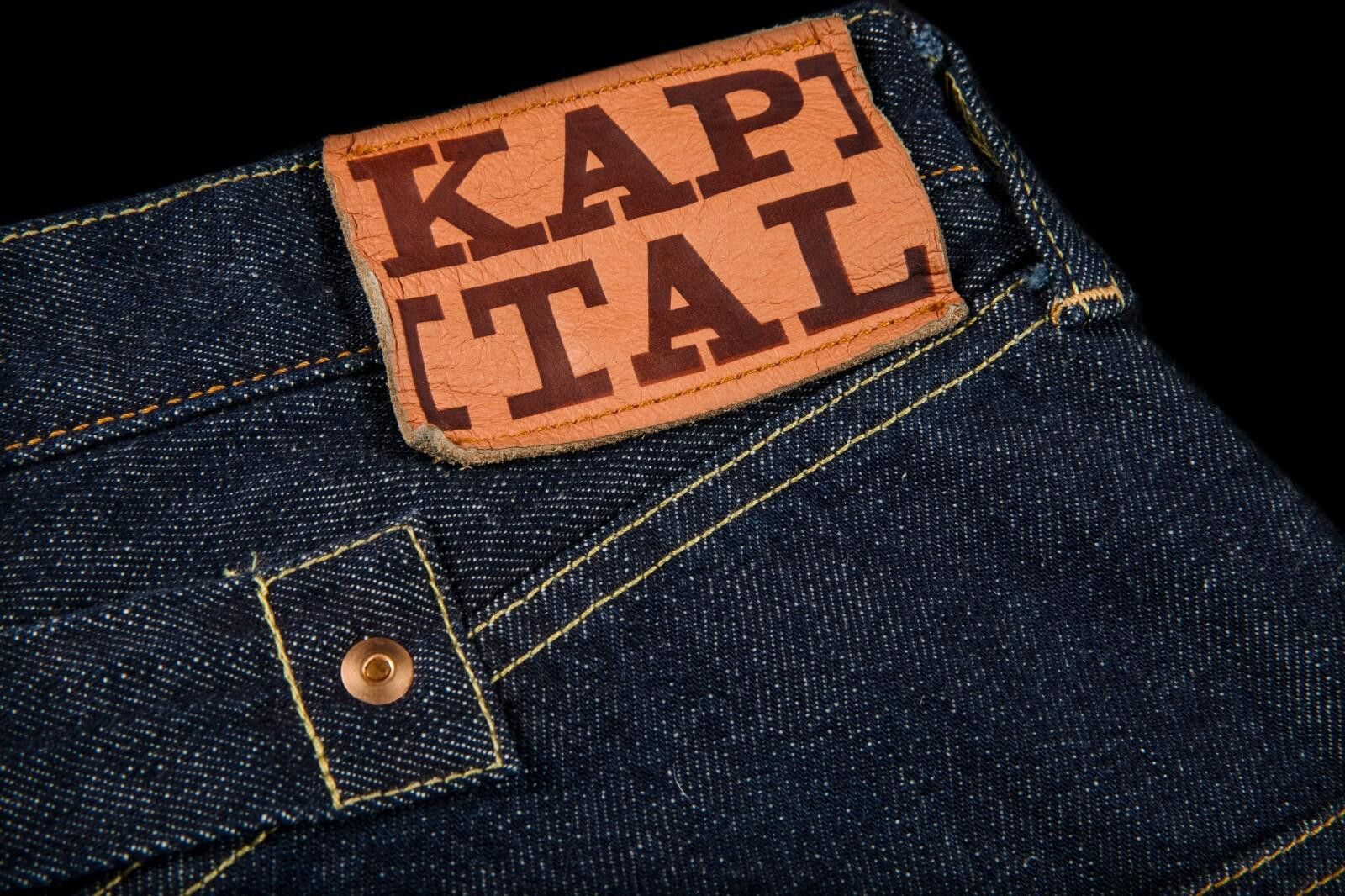 Kapital Kapital Bone Embroidered Denim Pant Indigo Size 34 Size US 34 / EU 50 - 4 Thumbnail