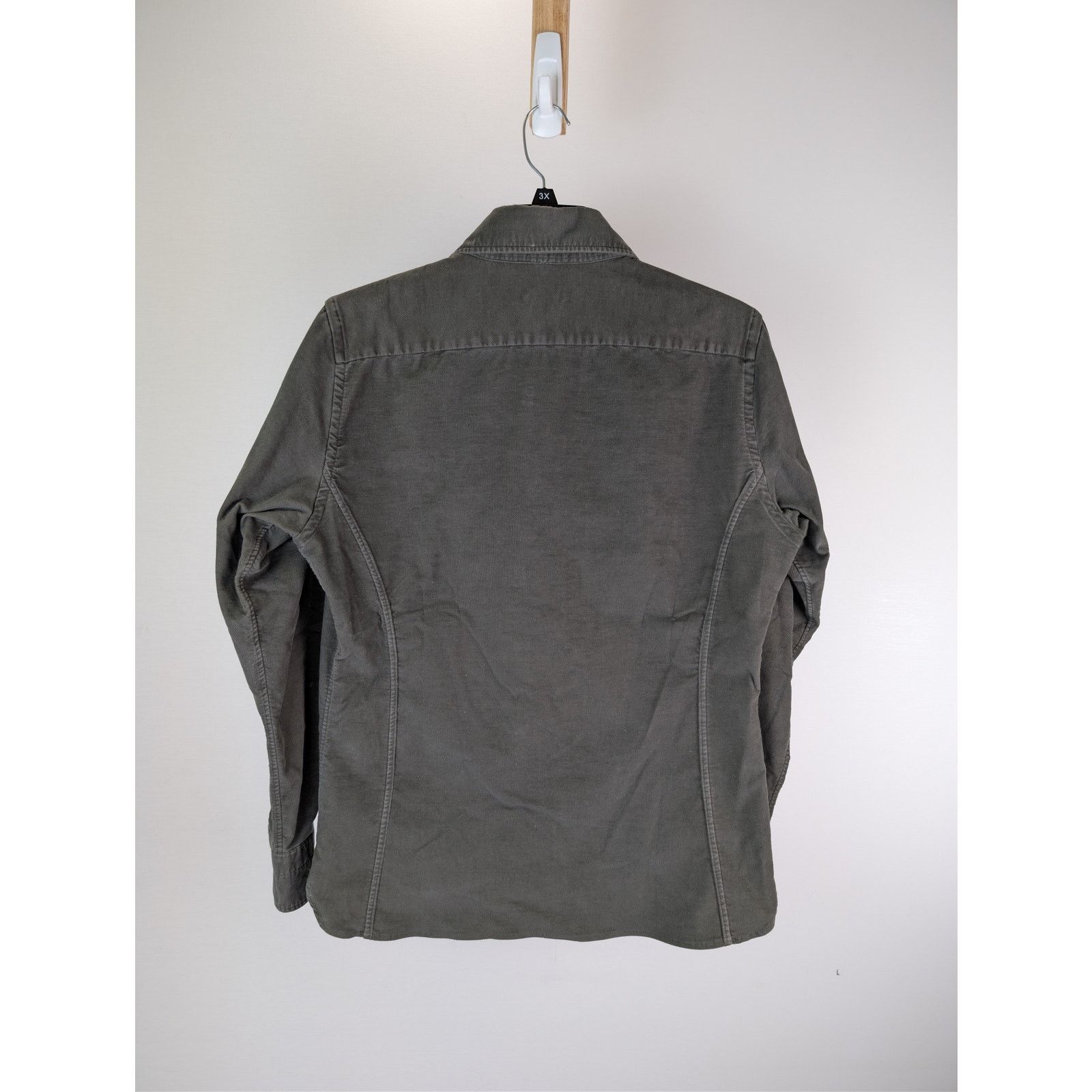 Tom Ford o1rshd1 CC20 Corduroy Western Button up Shirt in Grey Size US M / EU 48-50 / 2 - 9 Thumbnail