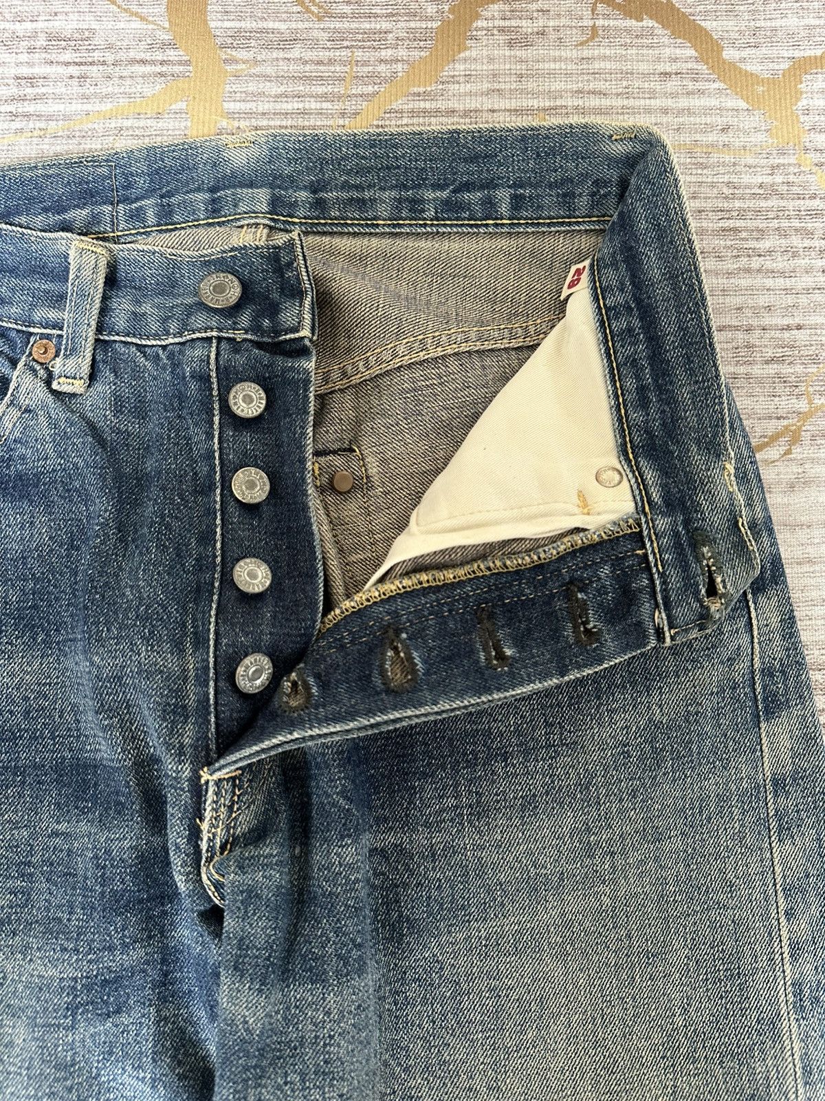 Blue Blue Japan Japanese Brand HR Market Red Selvedge Denim Size US 26 / EU 42 - 9 Thumbnail